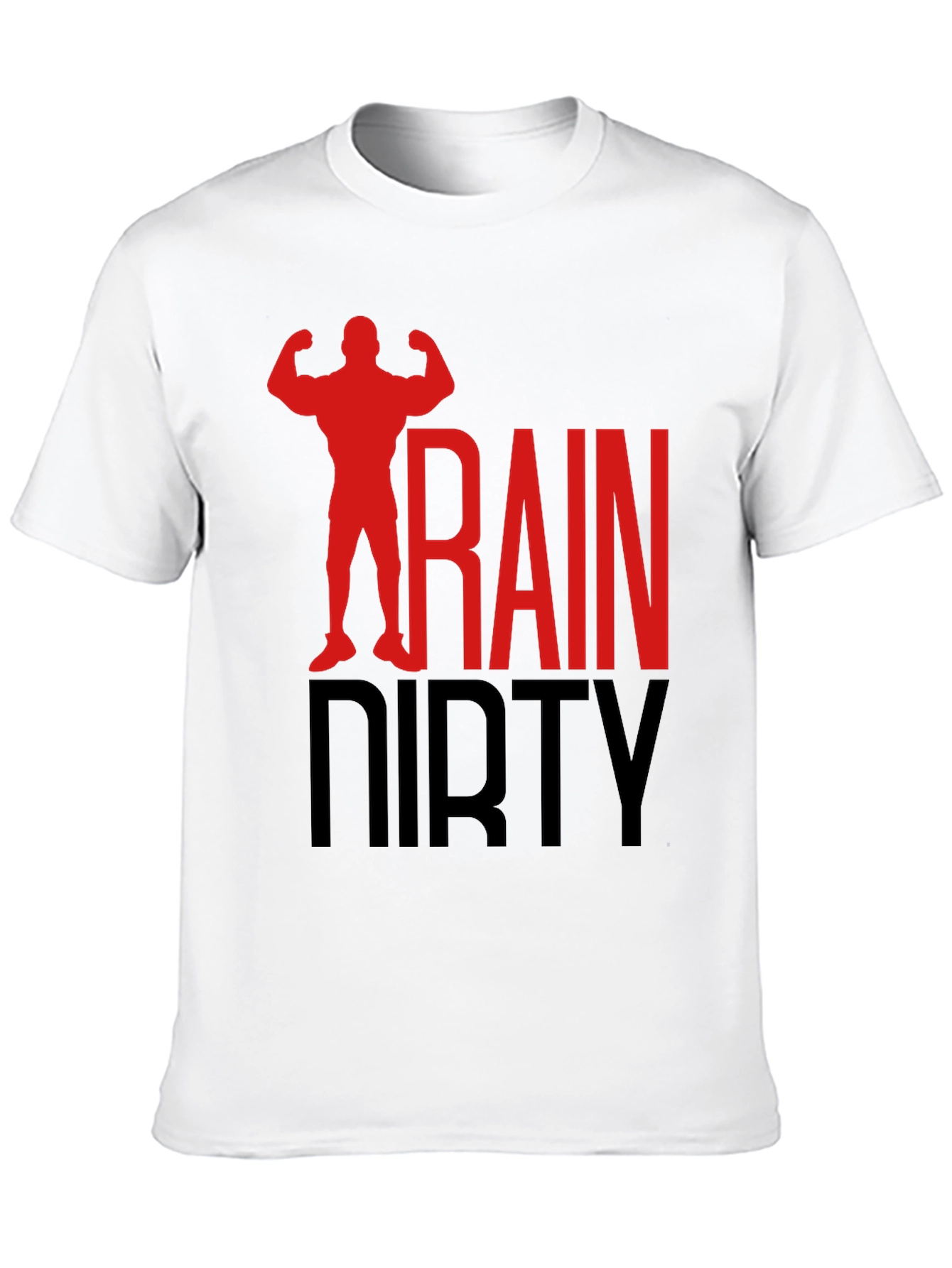 Train Dirty Black Graphic T-Shirt