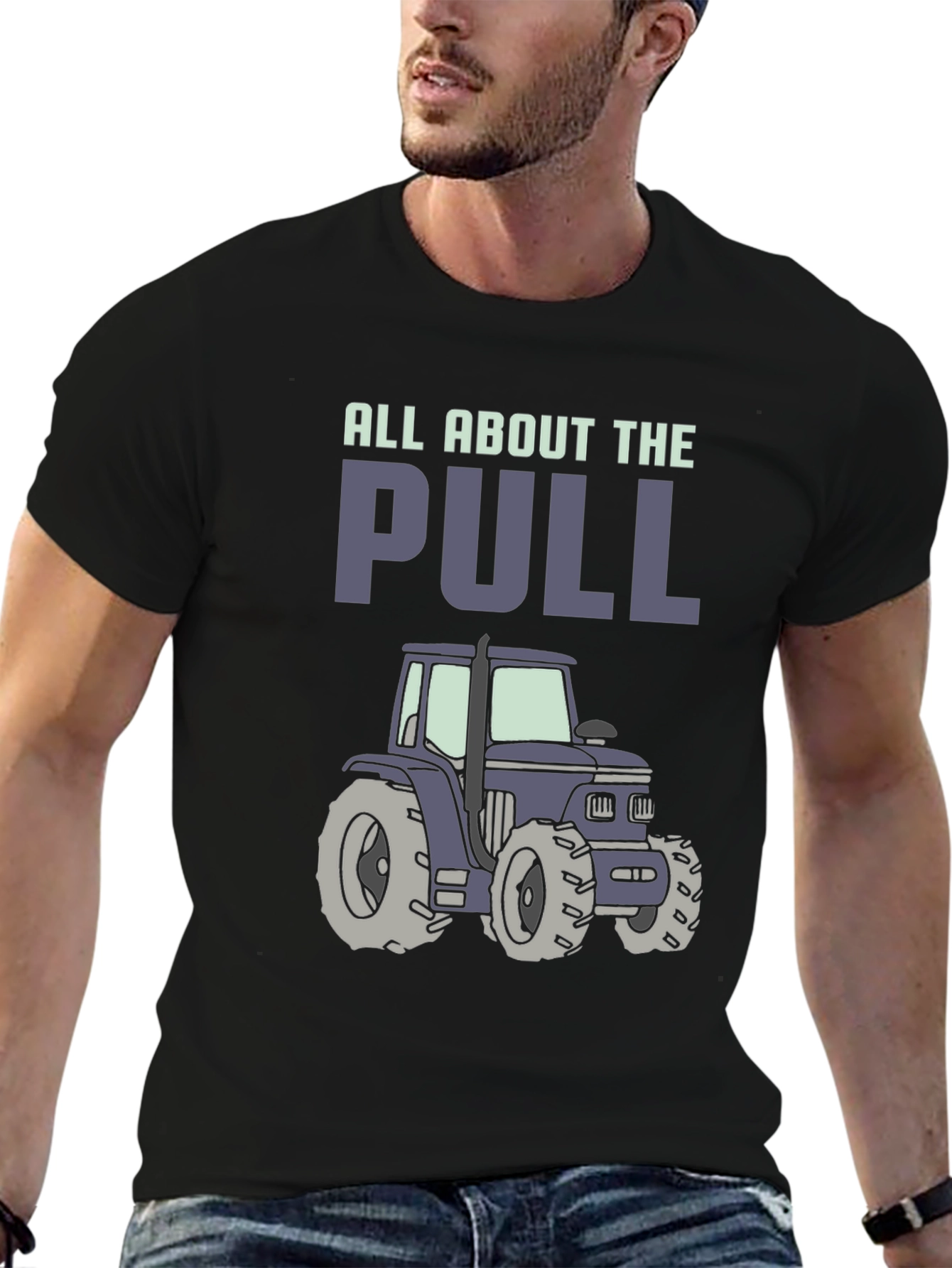 All About The Pull Tractor Graphic Tee