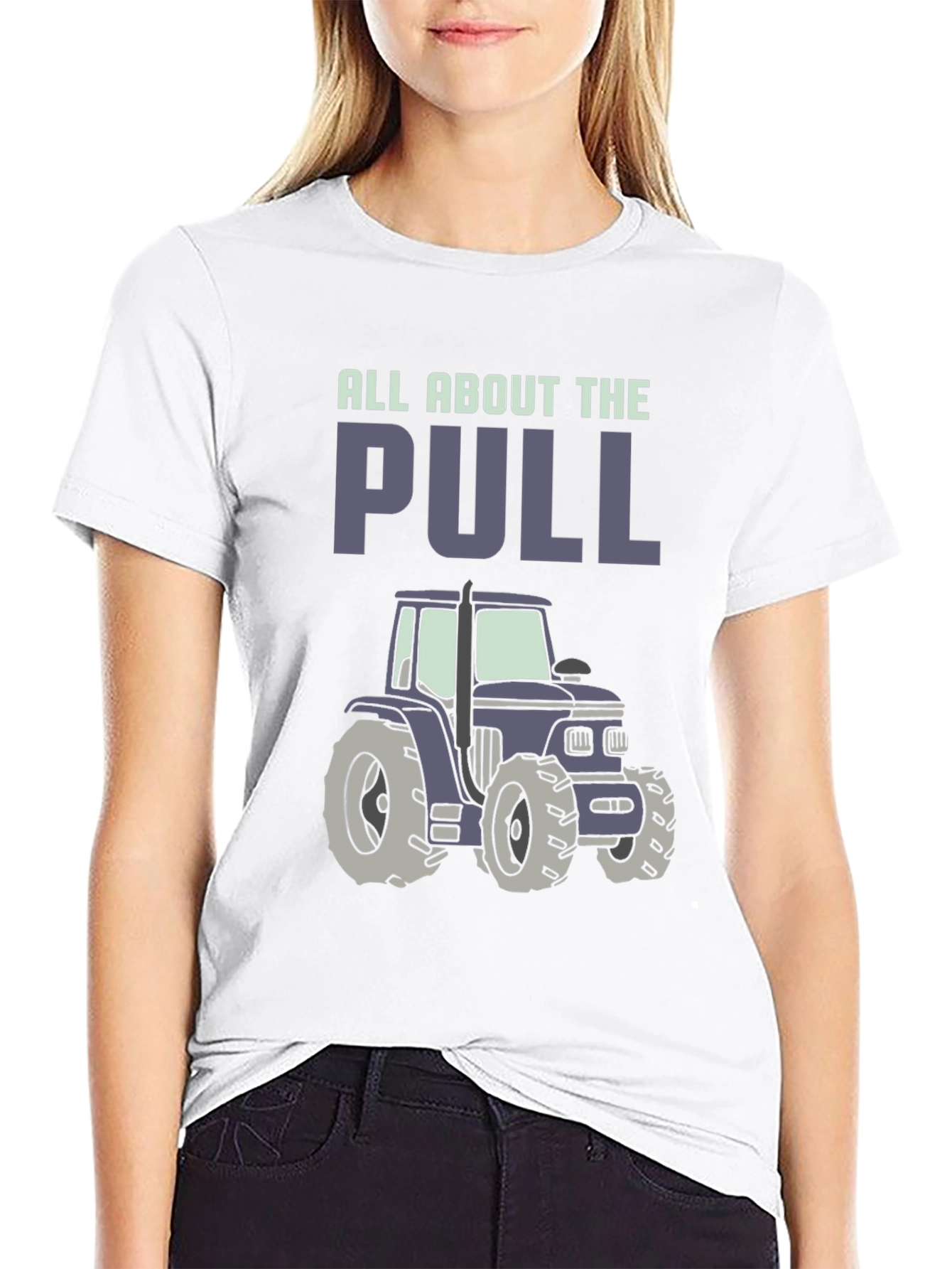 All About The Pull Tractor Graphic Tee