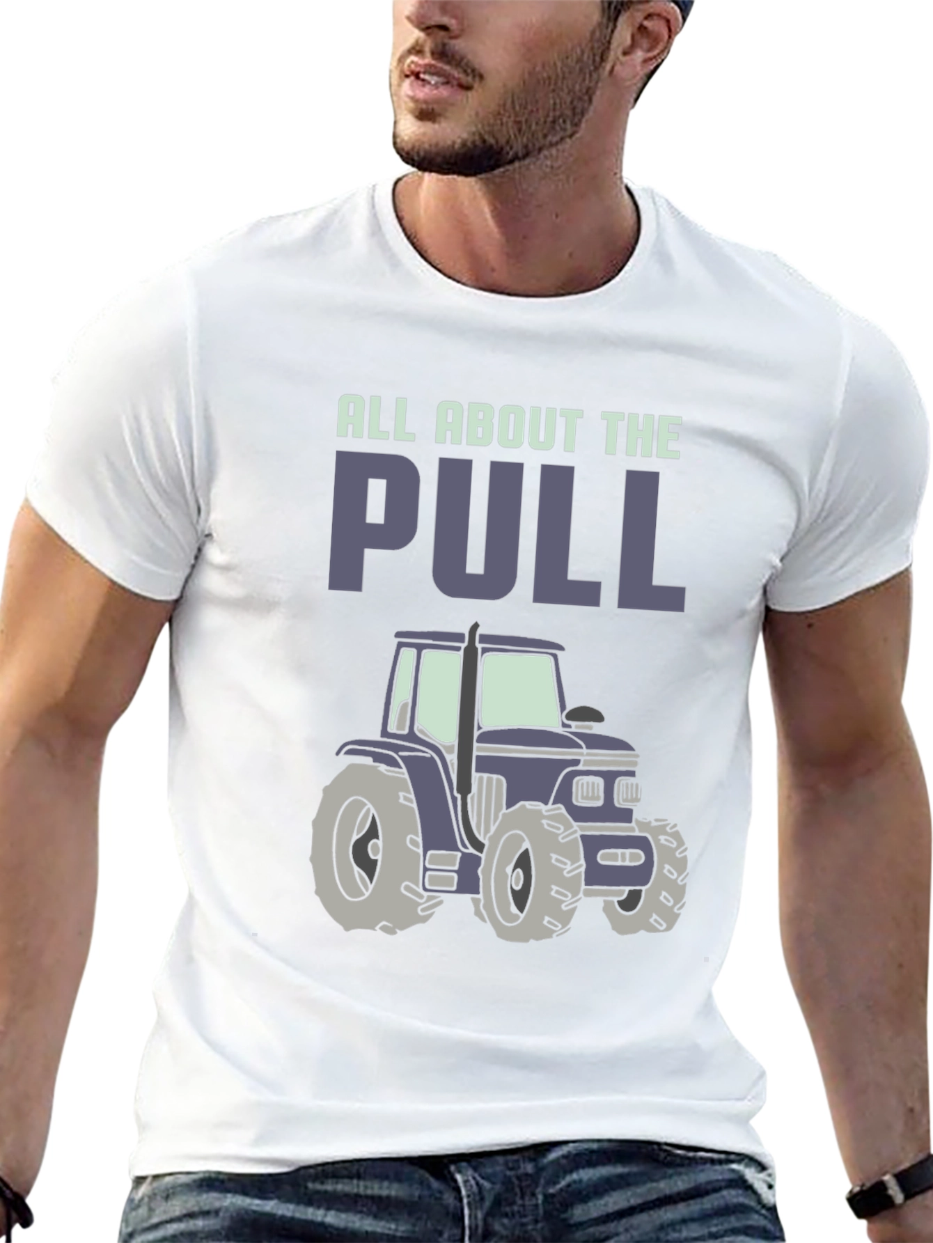 All About The Pull Tractor Graphic Tee