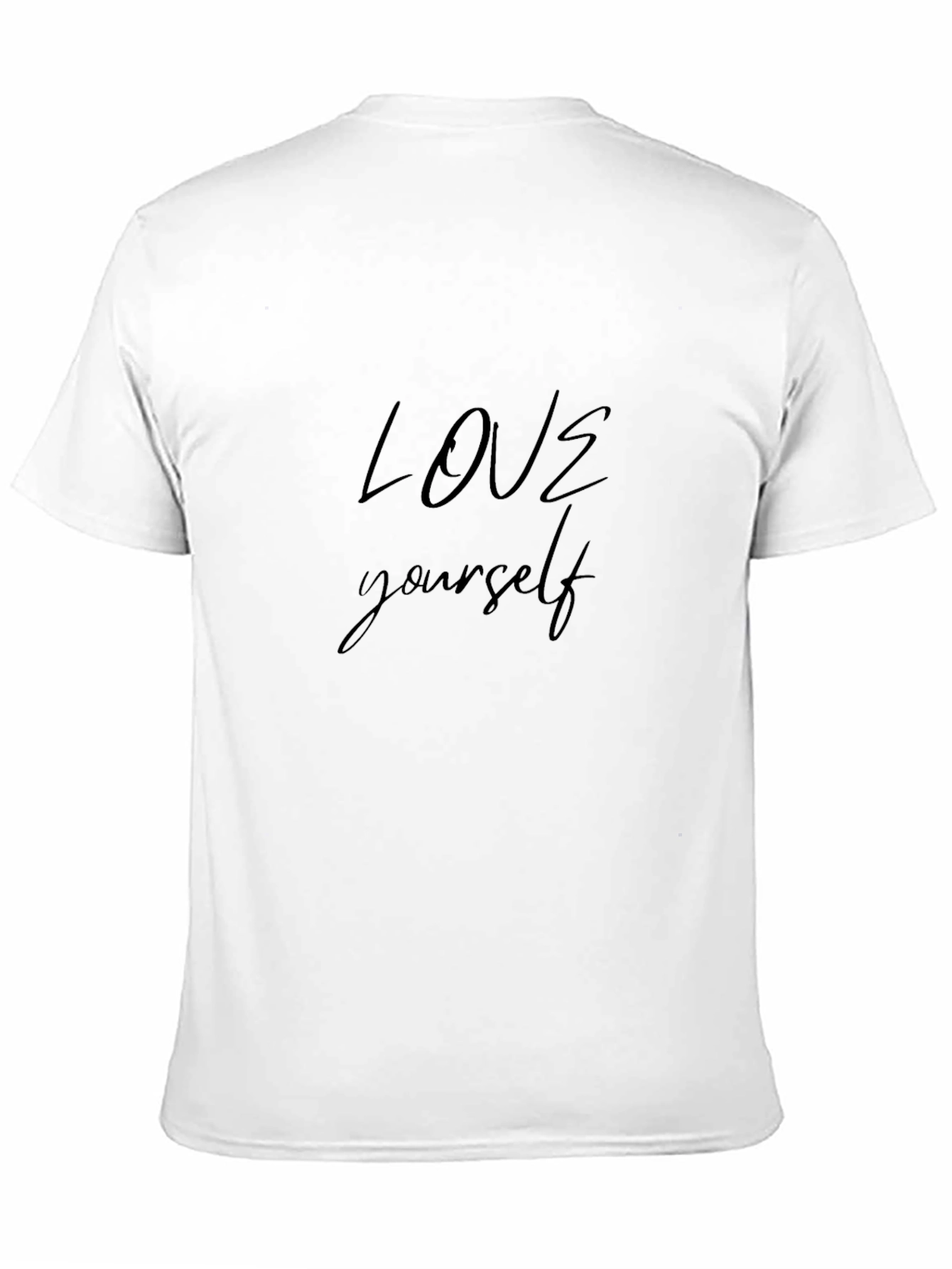 Love Yourself Black Graphic T-Shirt