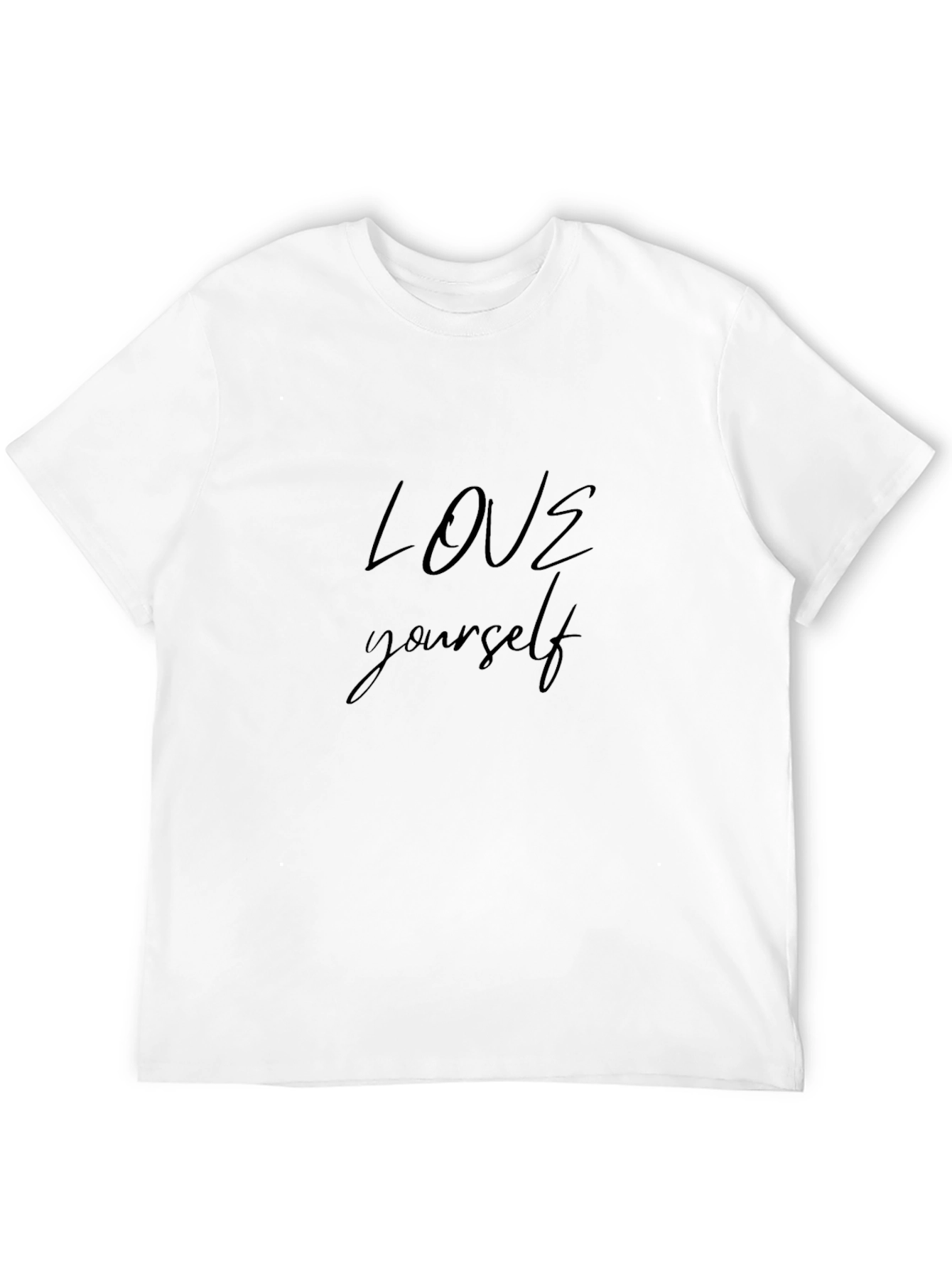 Love Yourself Black Graphic T-Shirt