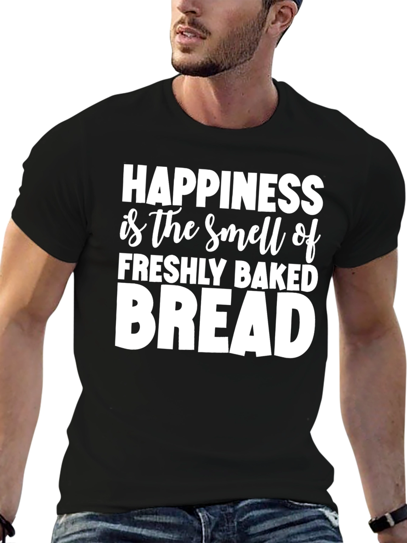 Freshly Baked Bread Happiness Graphic Tee