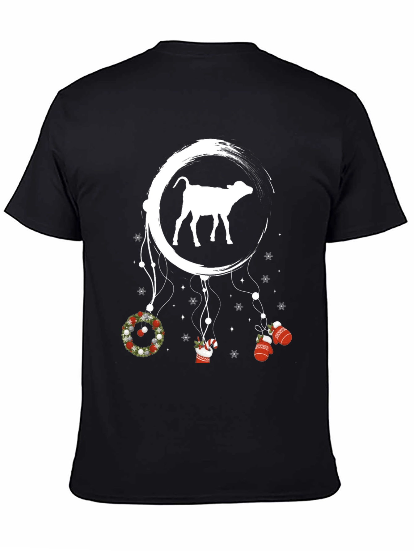 Festive Cow Dreamcatcher T-Shirt