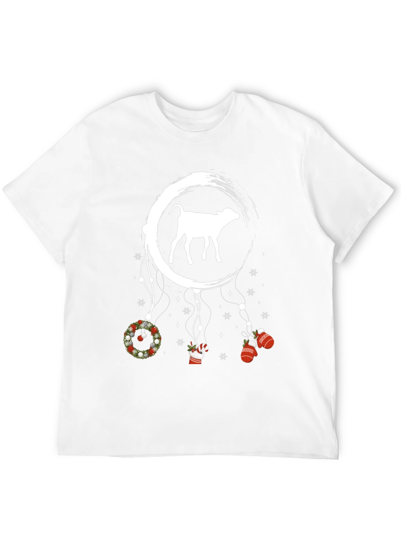 Festive Cow Dreamcatcher T-Shirt