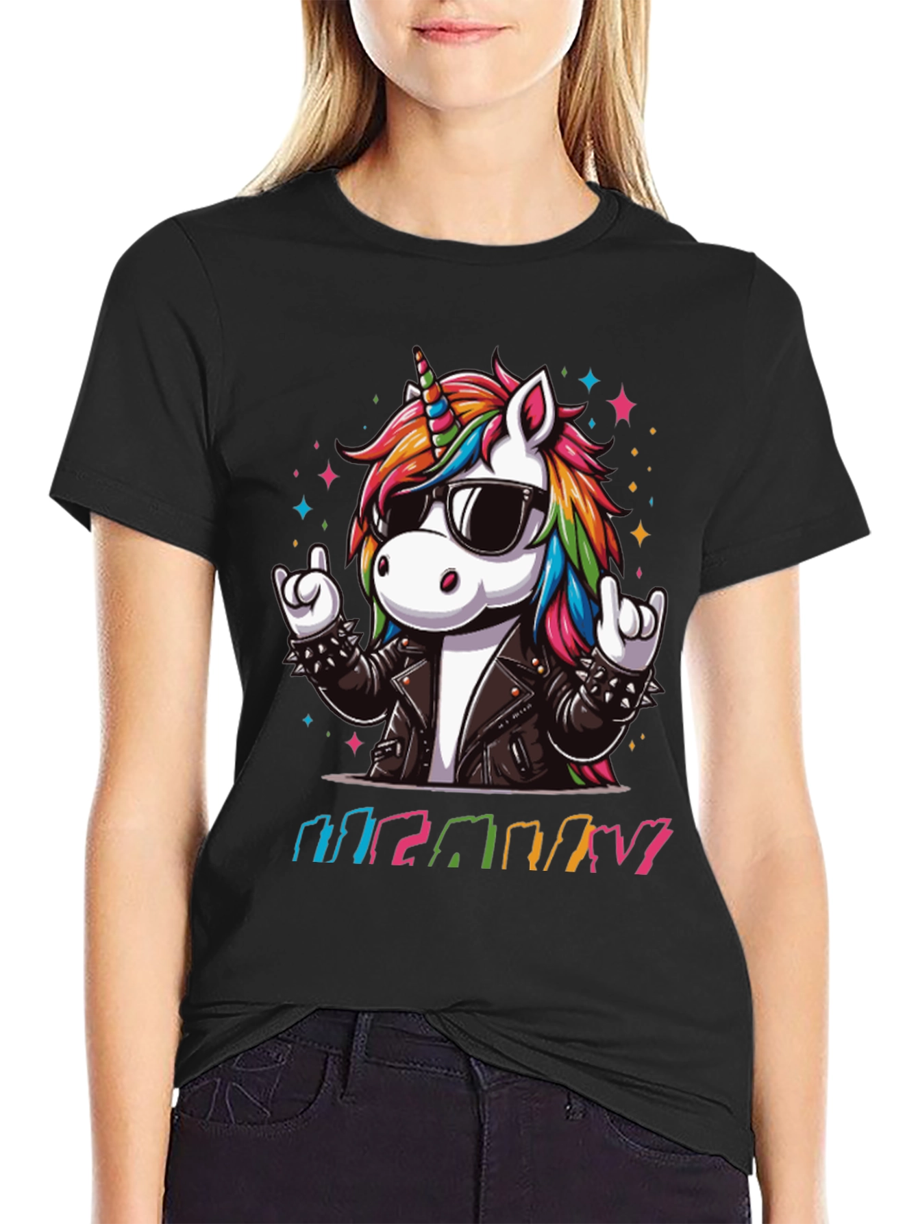 Rockstar Unicorn Graphic Tee