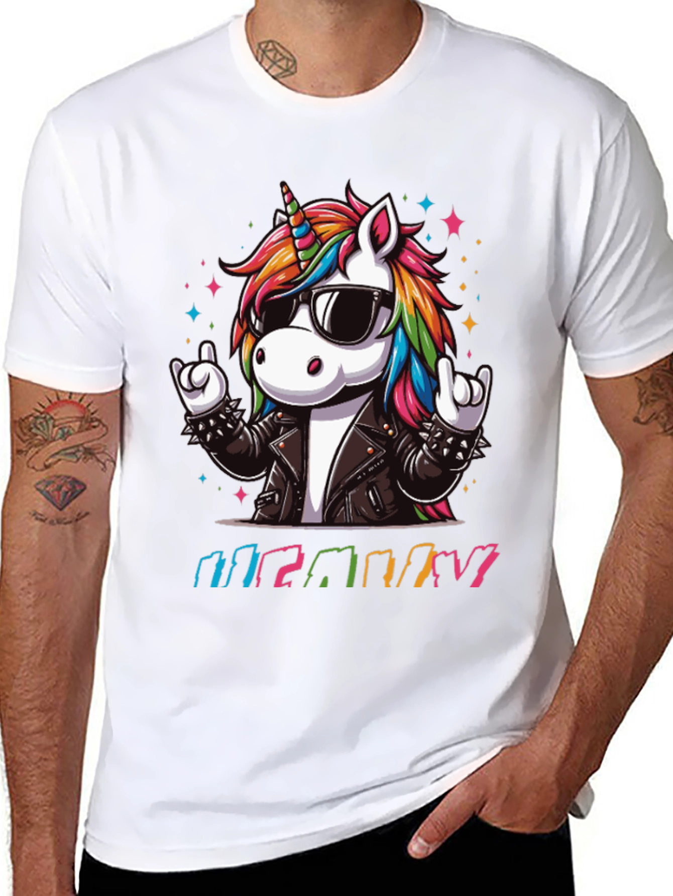 Rockstar Unicorn Graphic Tee