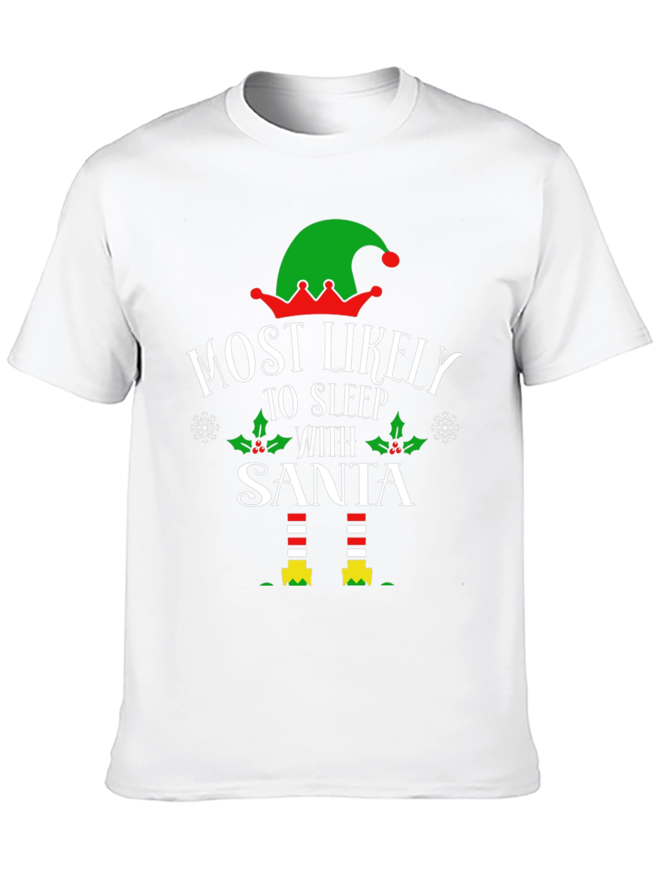 Most Likely to Sleep With Santa Christmas Tee