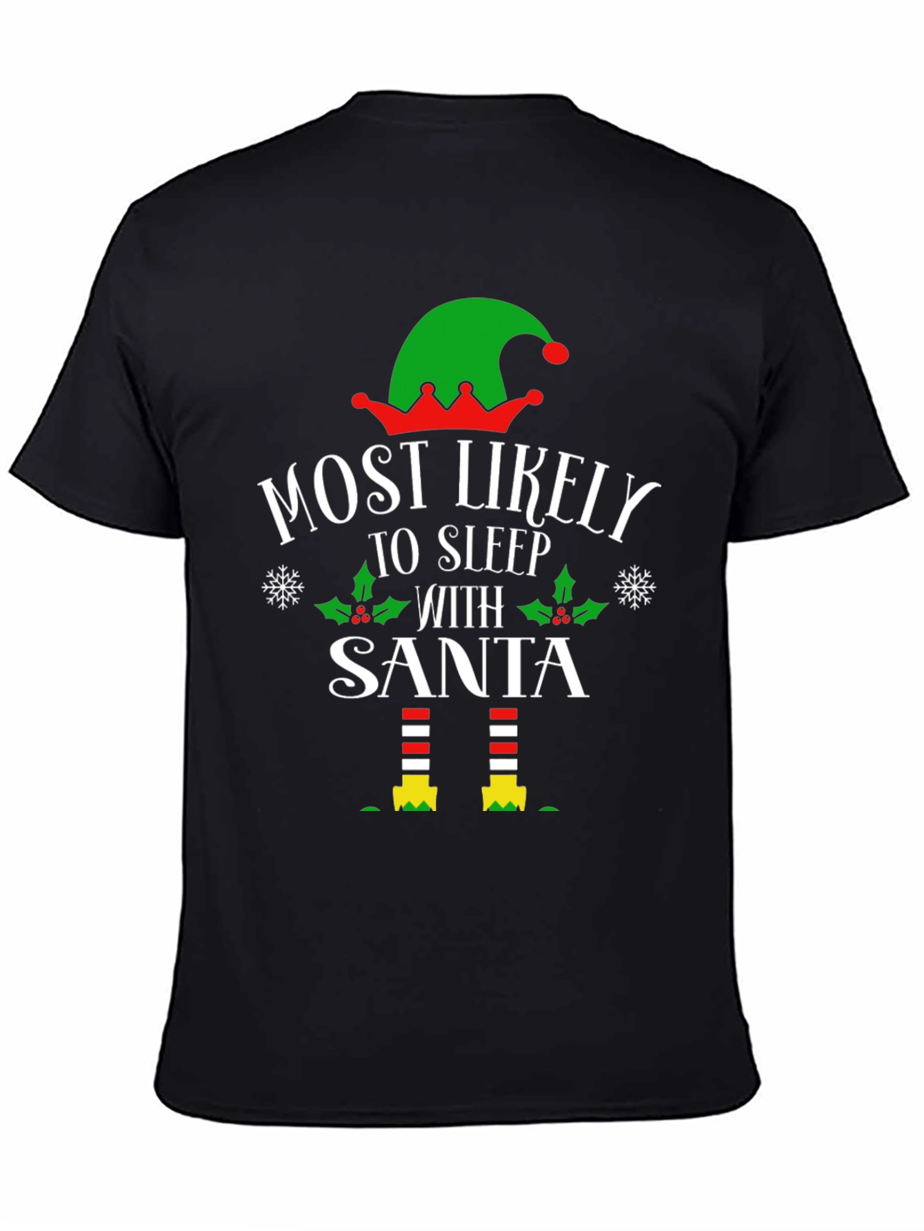 Most Likely to Sleep With Santa Christmas Tee