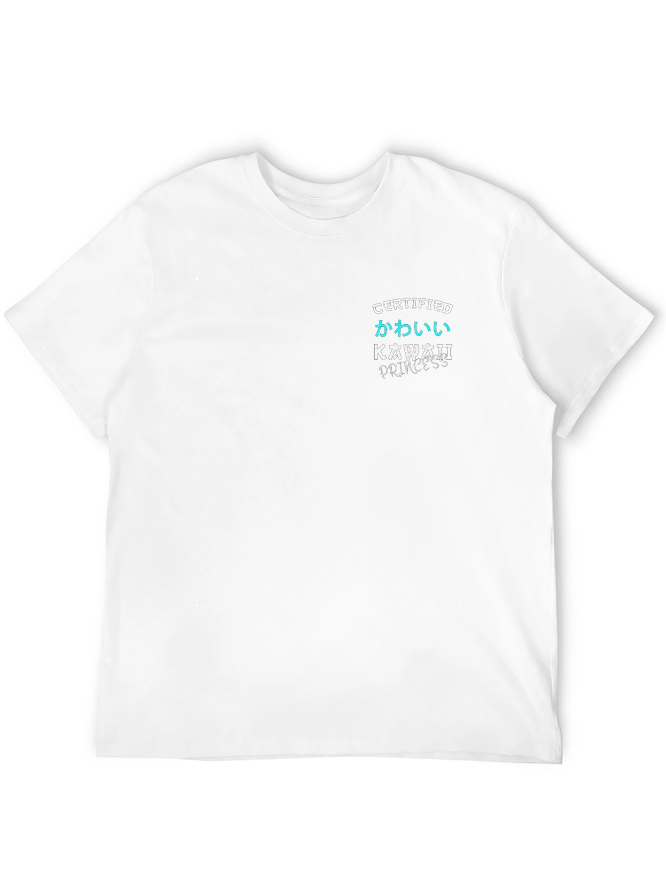 Certified Kawaii Princess Black T-Shirt