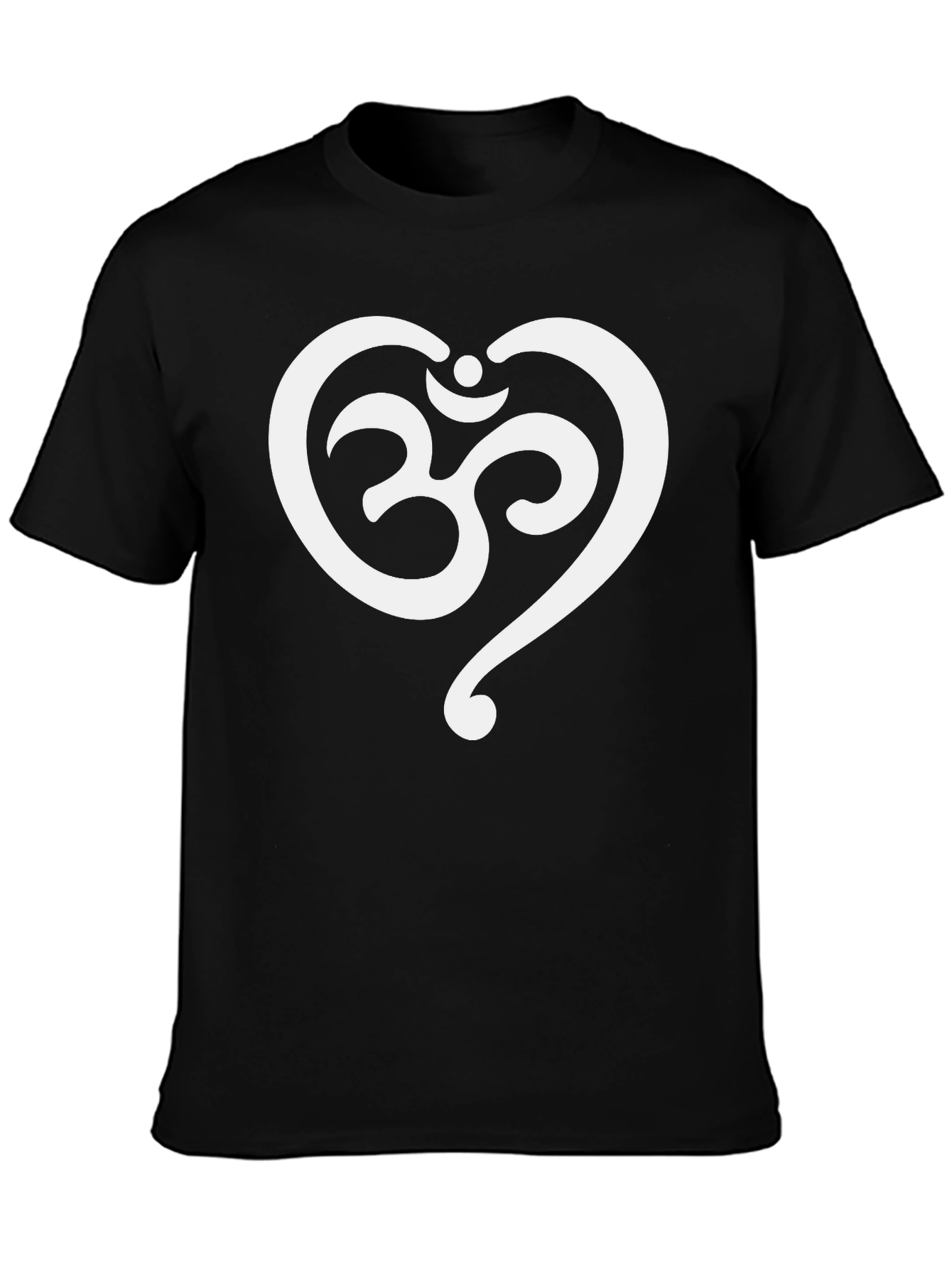Om Heart T-Shirt - Spiritual Symbol Tee
