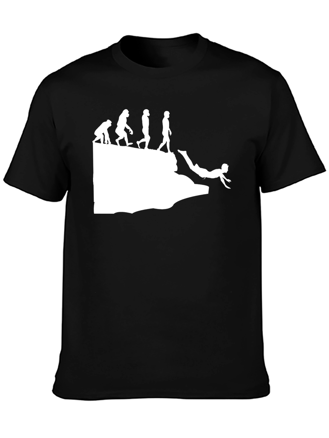 Evolution Dive Tee - Funny Cliff Jumper Shirt