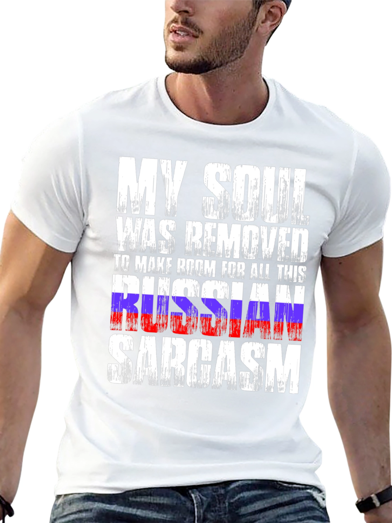 Russian Sarcasm Graphic T-Shirt