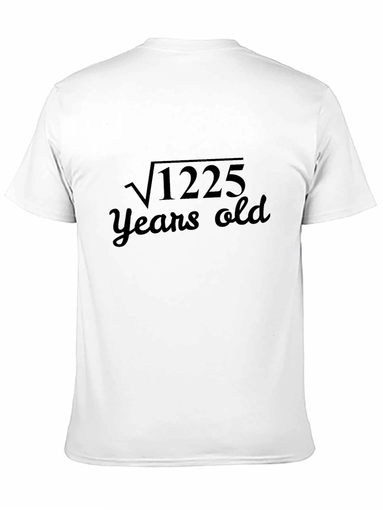 Funny Math Birthday T-Shirt - 35 Years Old