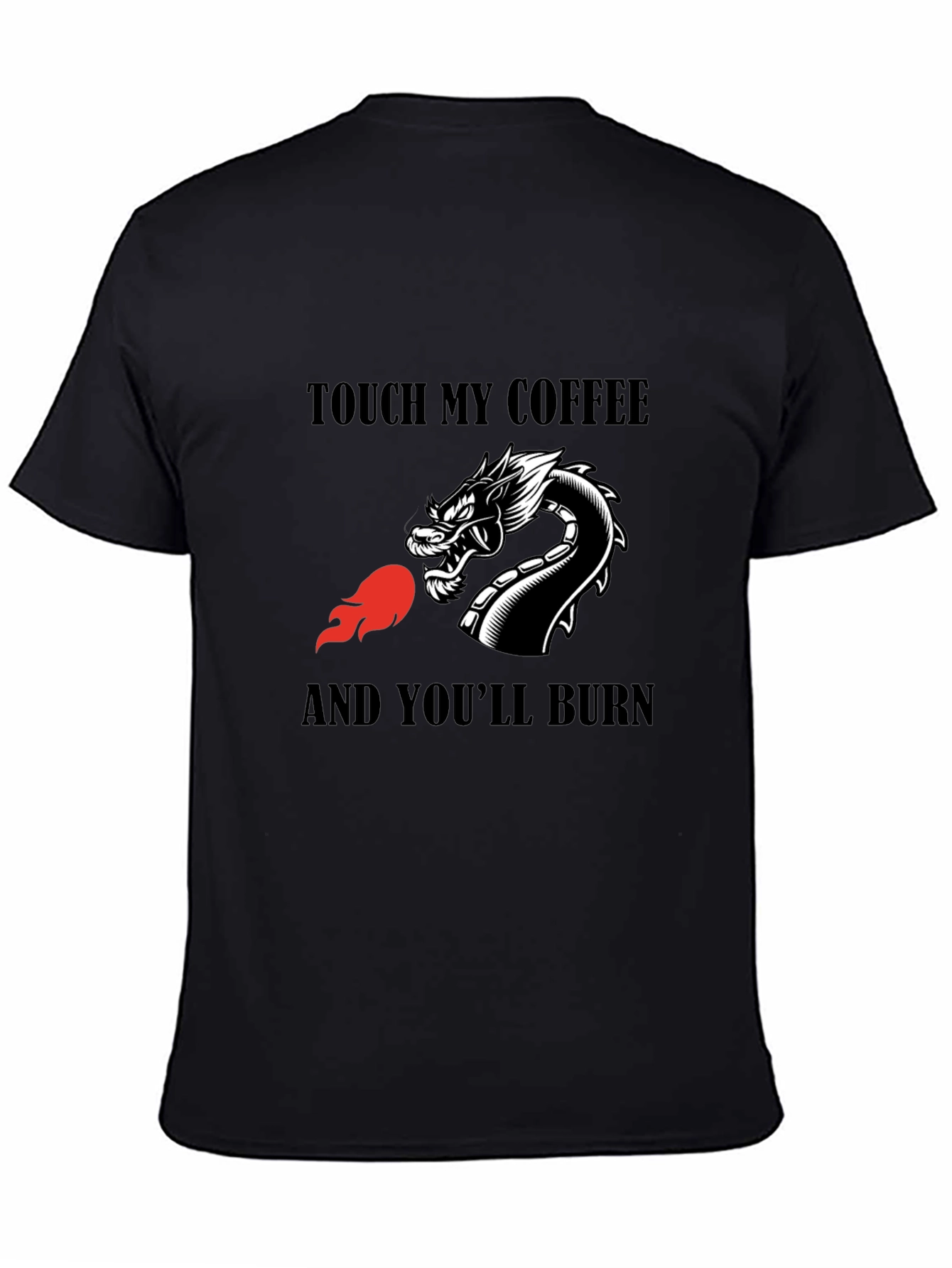 Dragon Coffee Warning T-Shirt