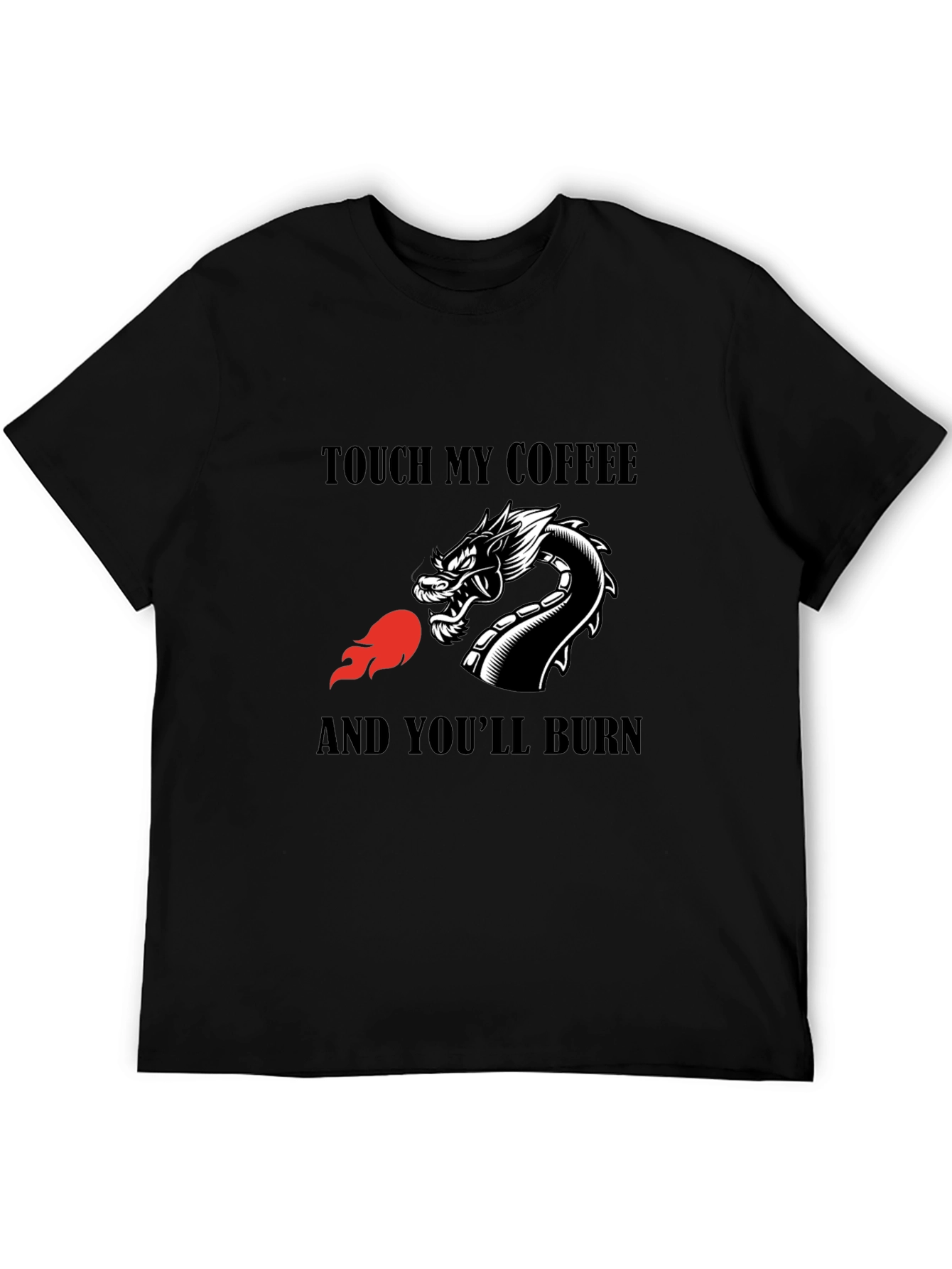 Dragon Coffee Warning T-Shirt