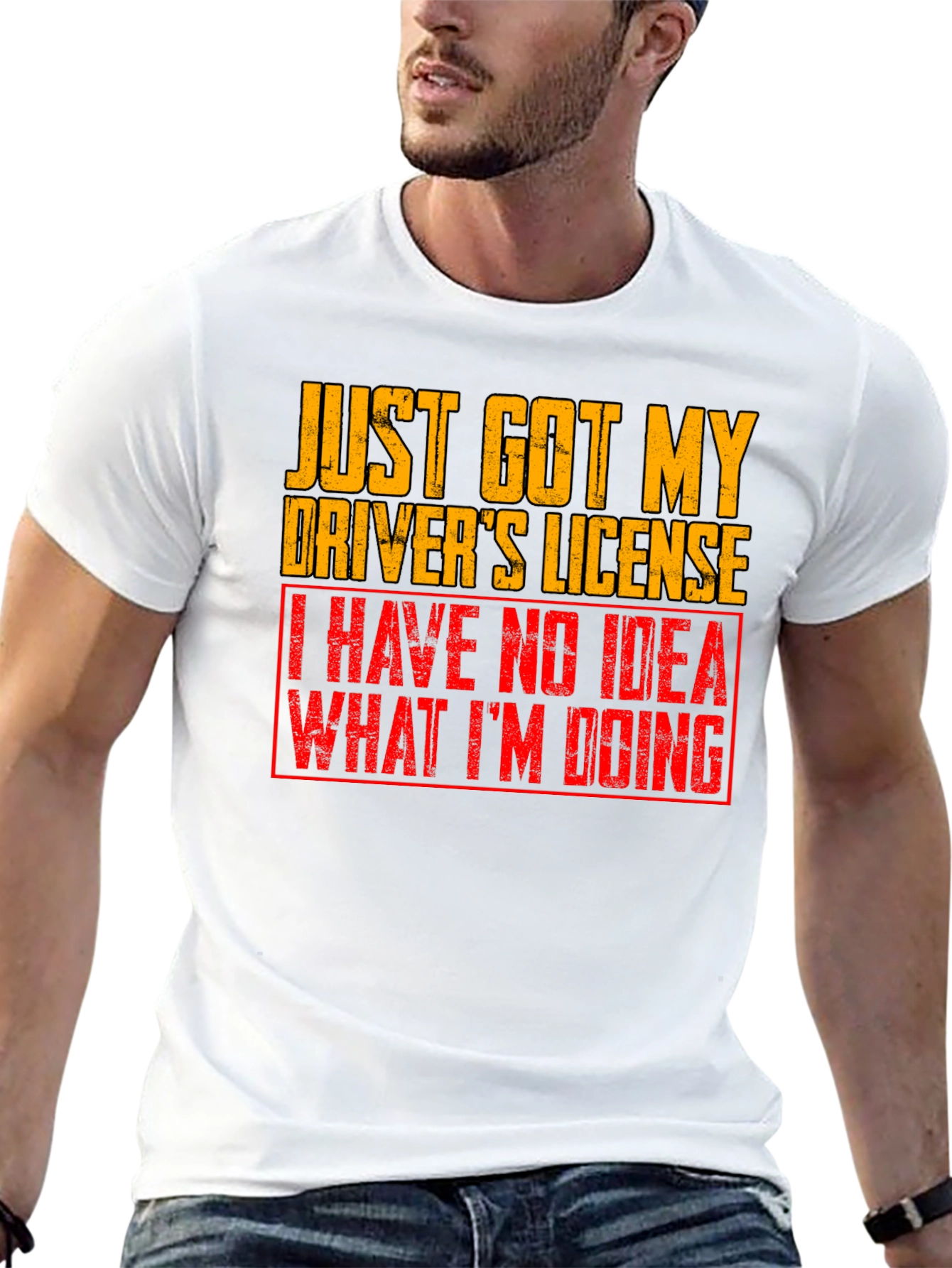 Funny Drivers License Graphic T-Shirt
