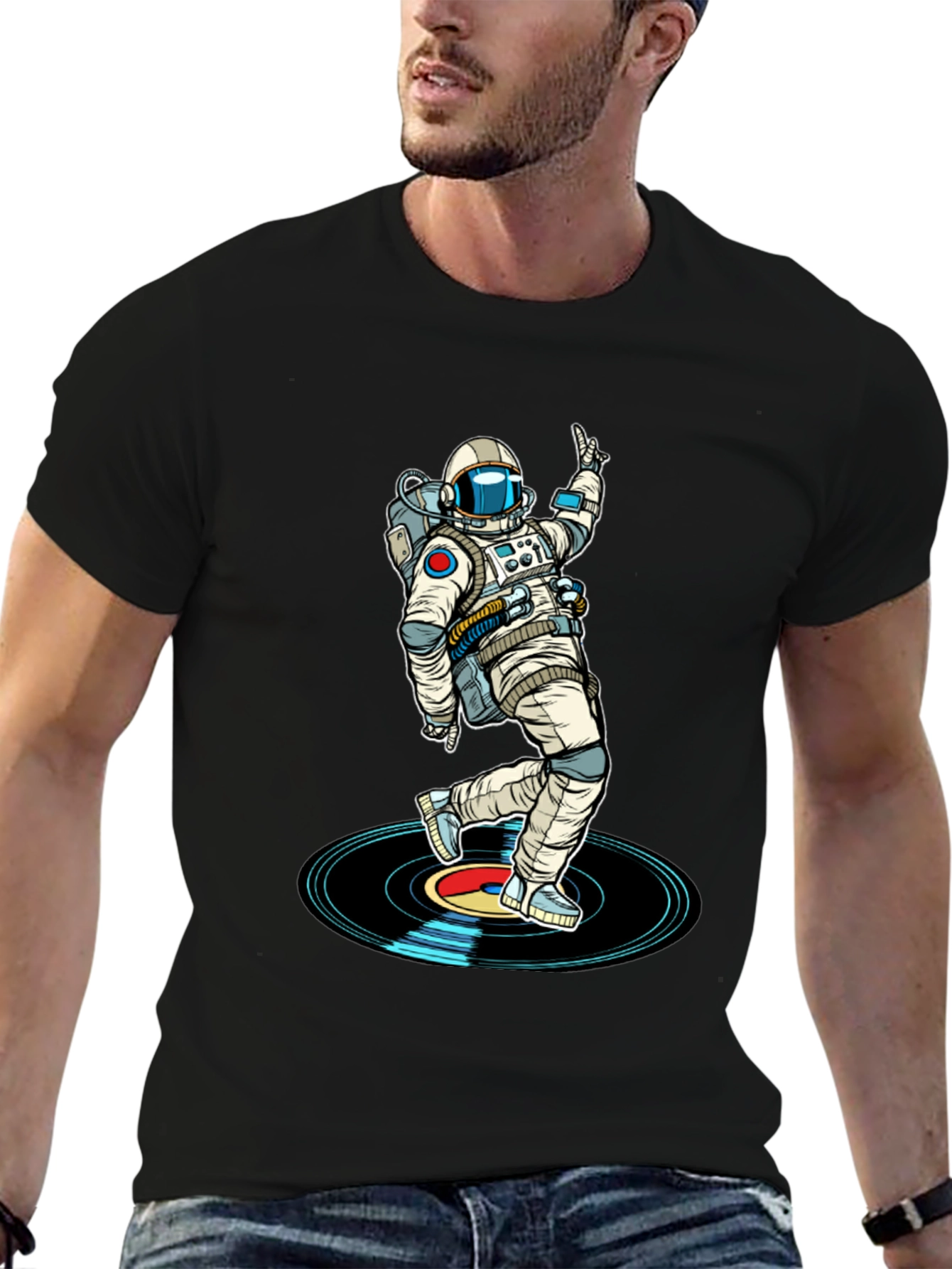 Astronaut DJ T-Shirt - Space Dance Music Tee
