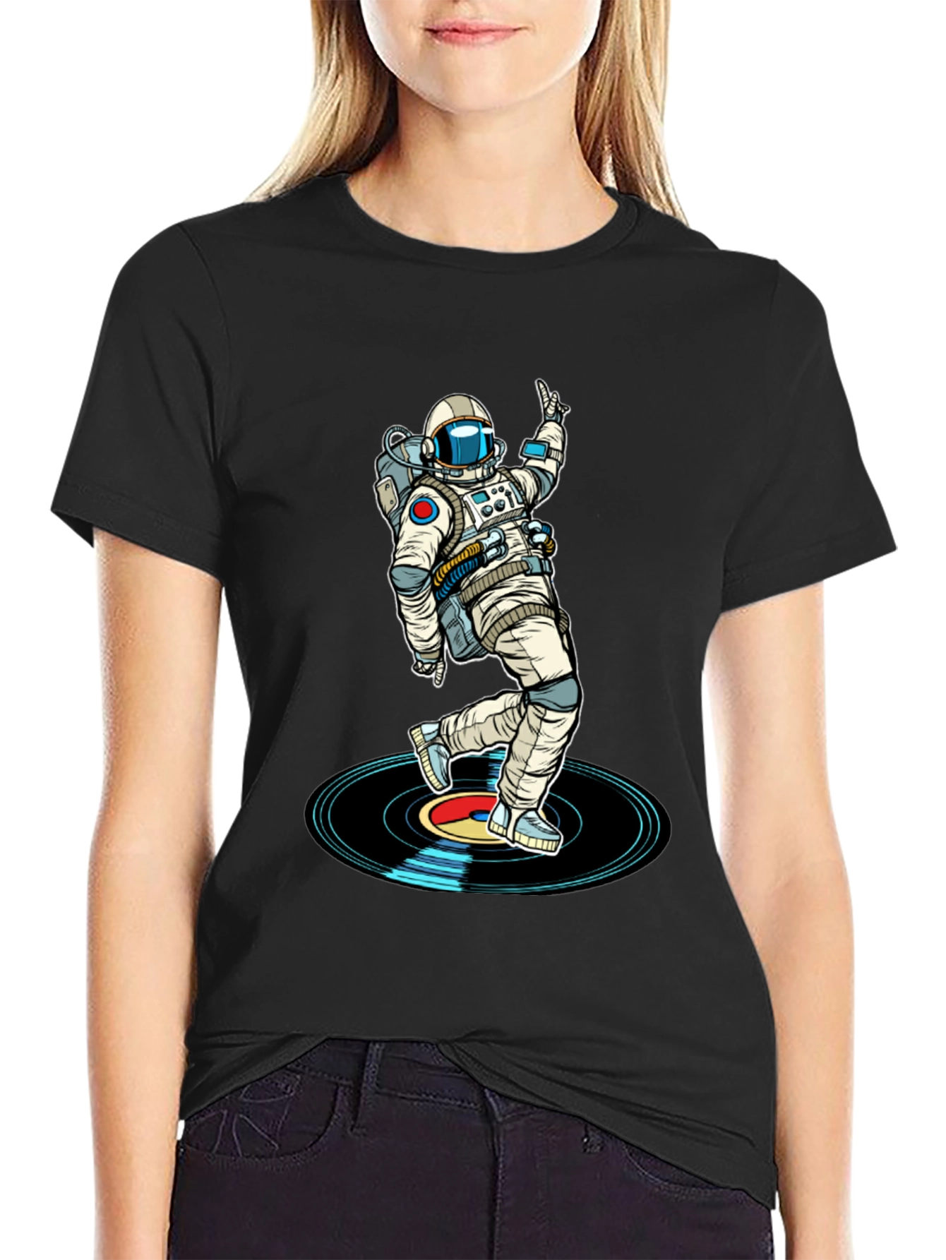 Astronaut DJ T-Shirt - Space Dance Music Tee