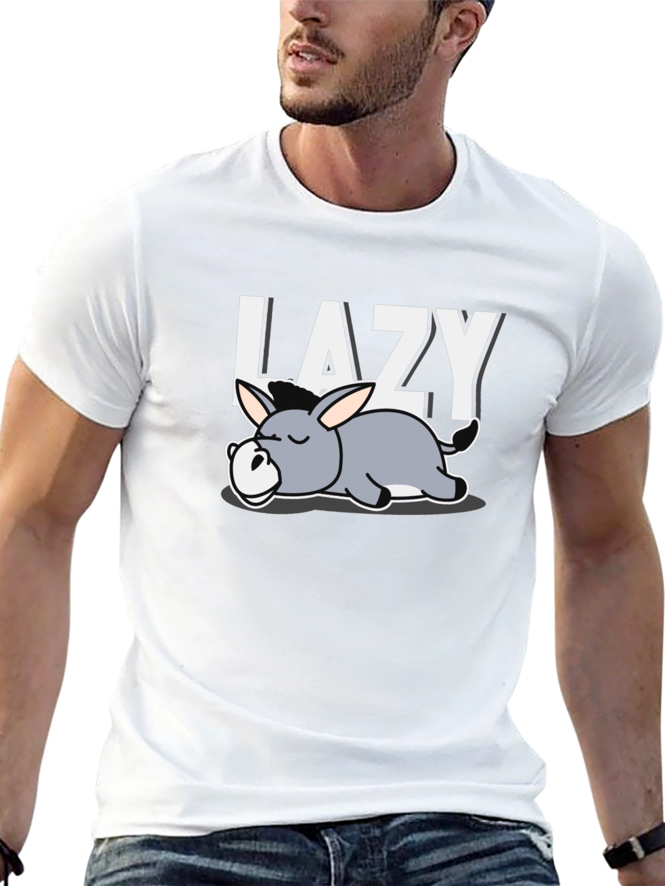 Lazy Donkey Graphic T-Shirt