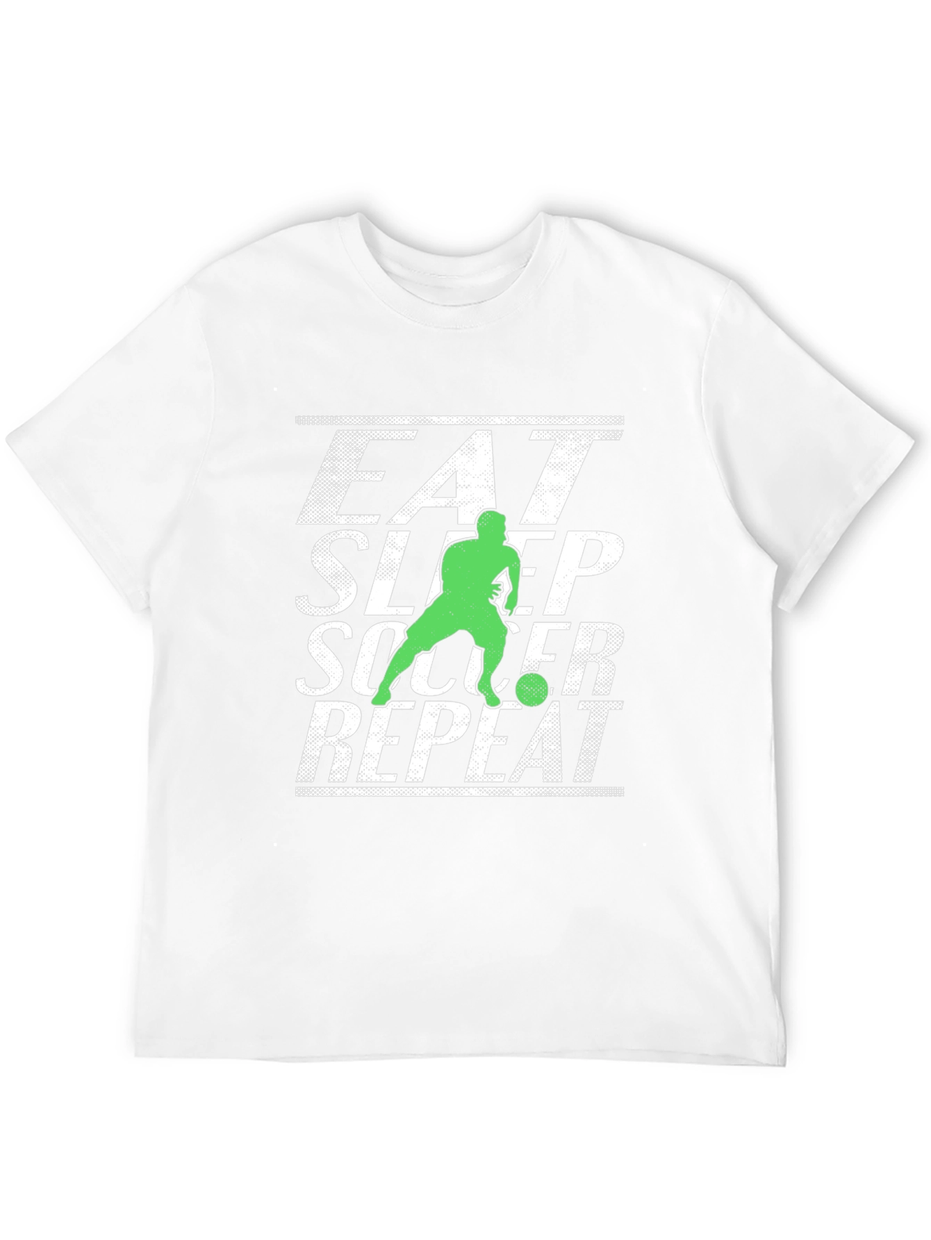 Eat Sleep Soccer Repeat Graphic Tee