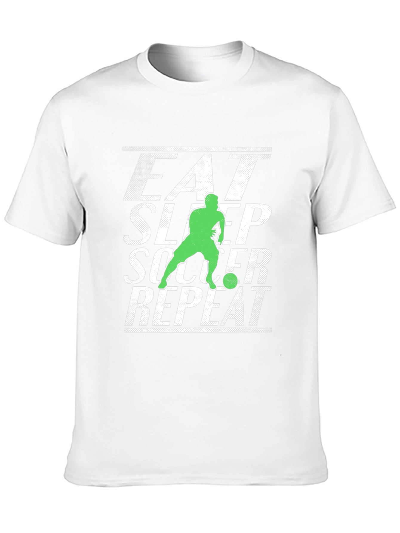 Eat Sleep Soccer Repeat Graphic Tee