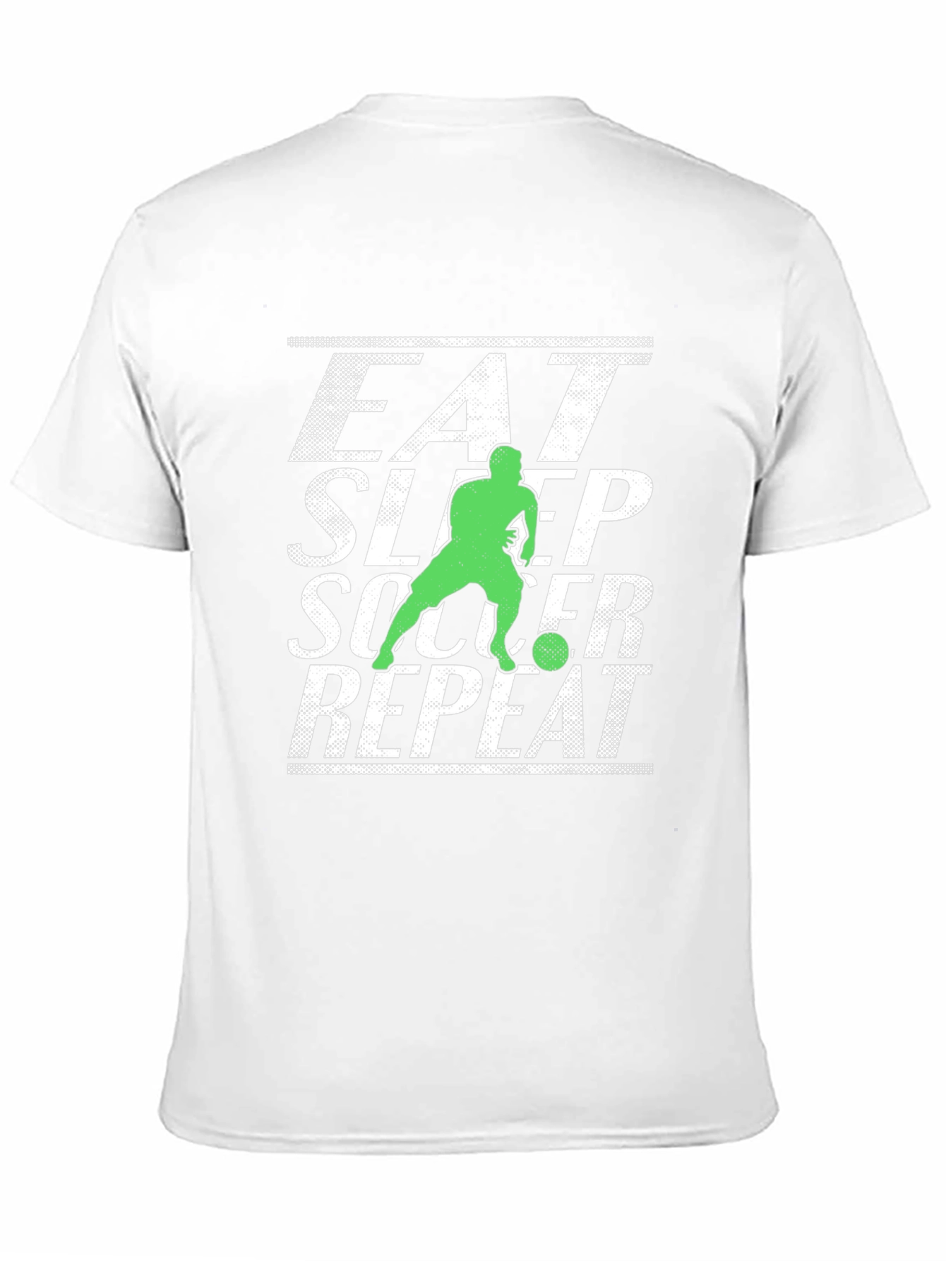 Eat Sleep Soccer Repeat Graphic Tee