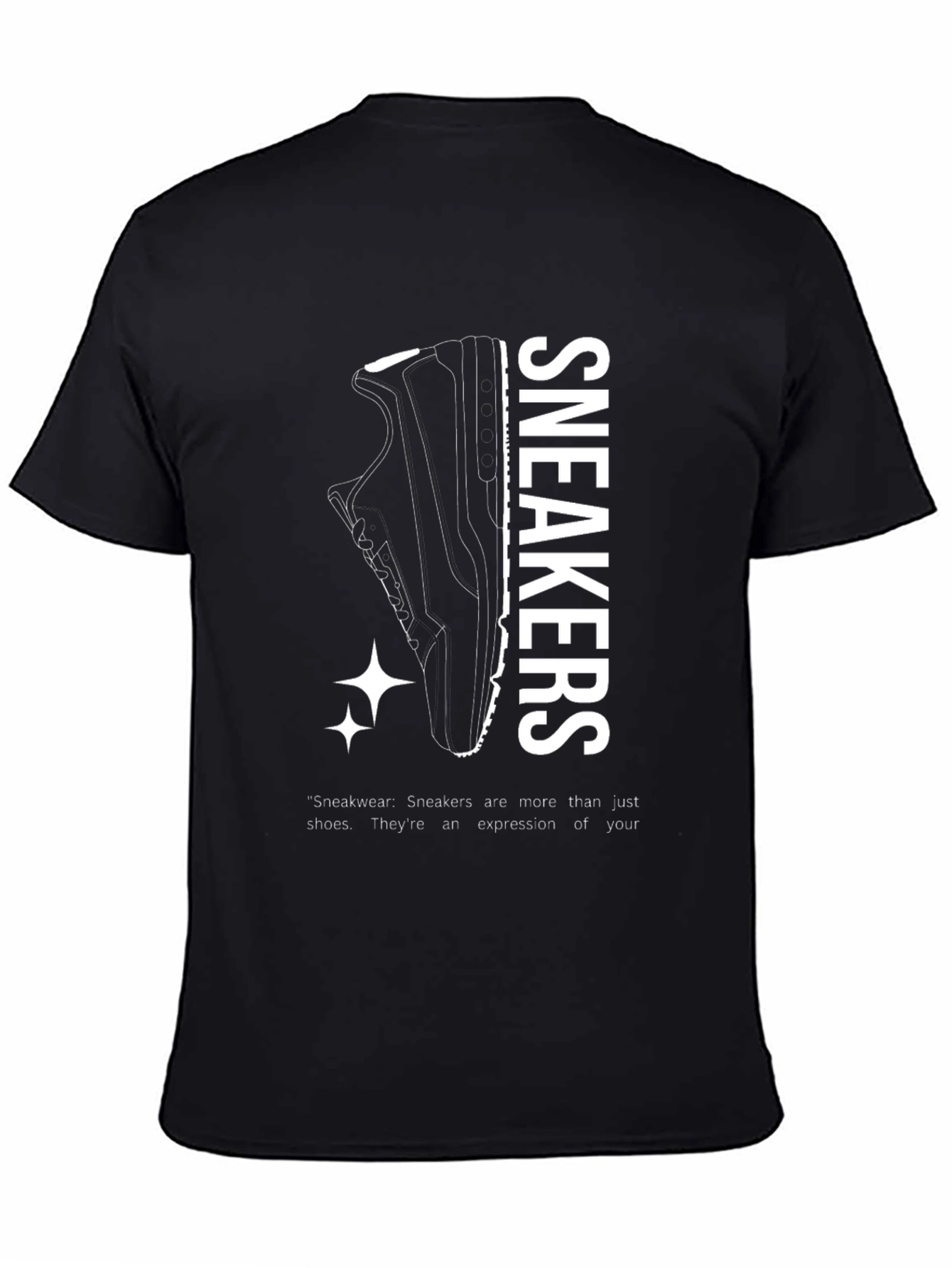 Sneakers Expression Black T-Shirt