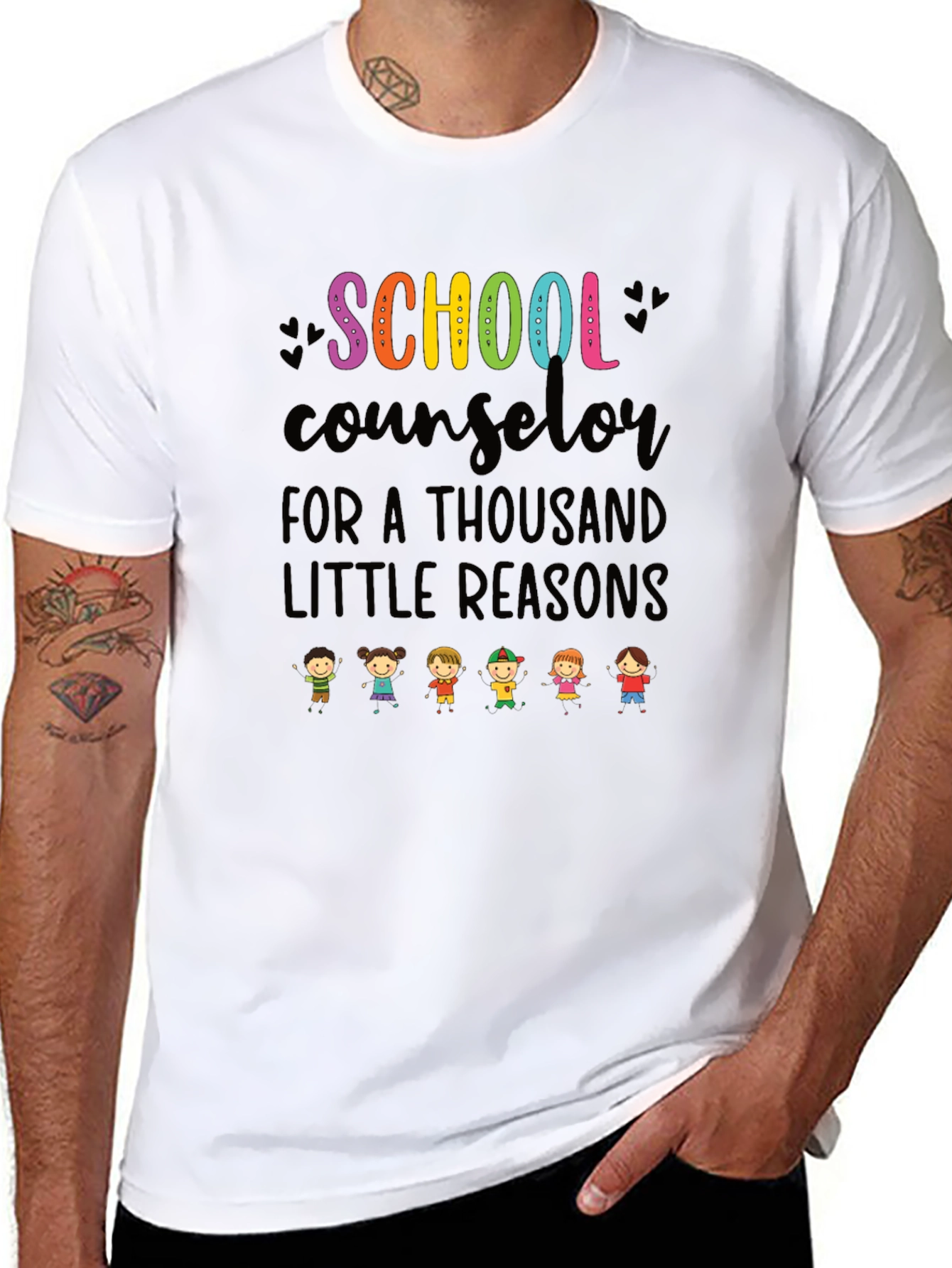 School Counselor T-Shirt: A Thousand Reasons