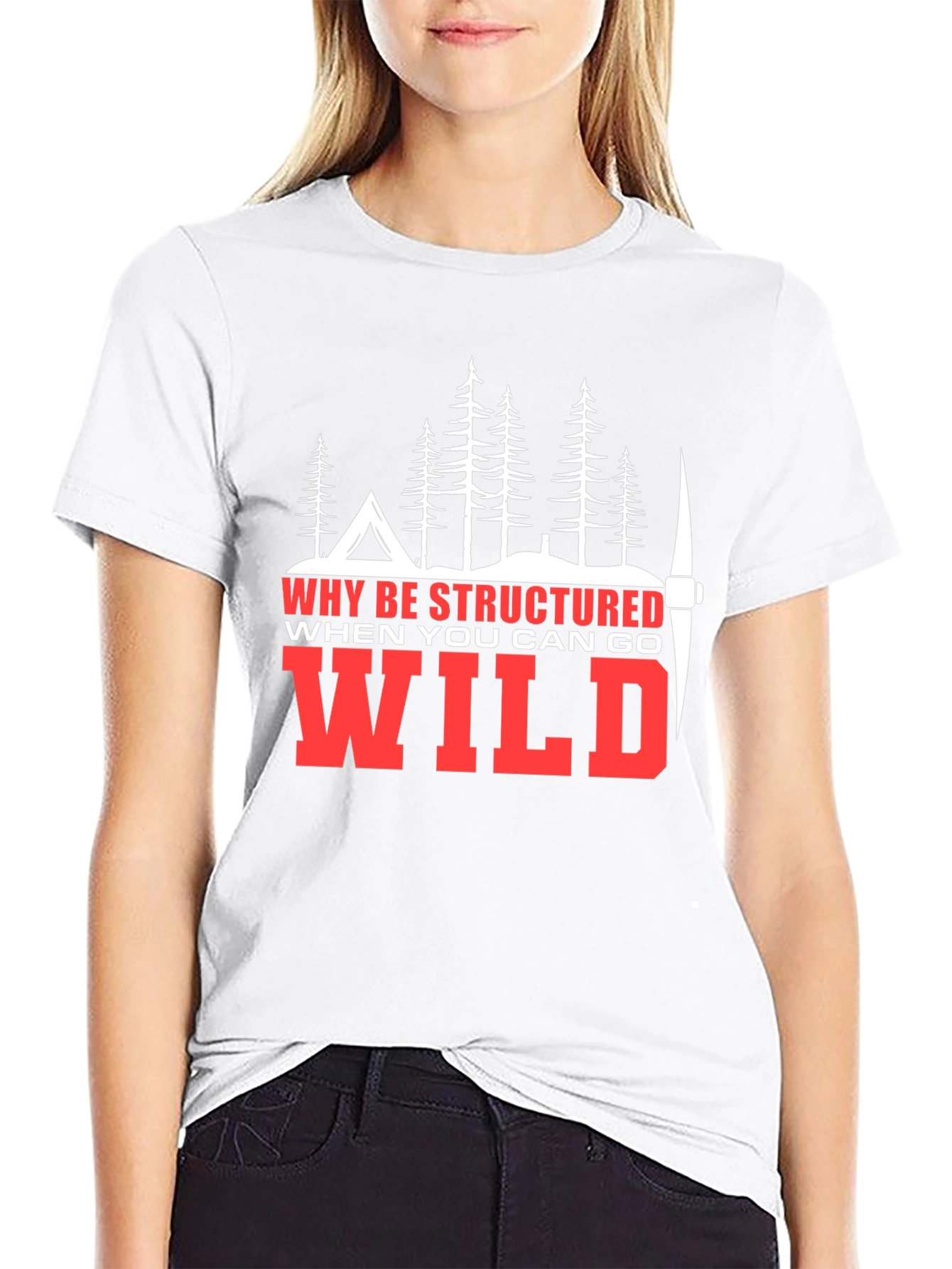 Go Wild Tee - Mens Black Graphic T-Shirt