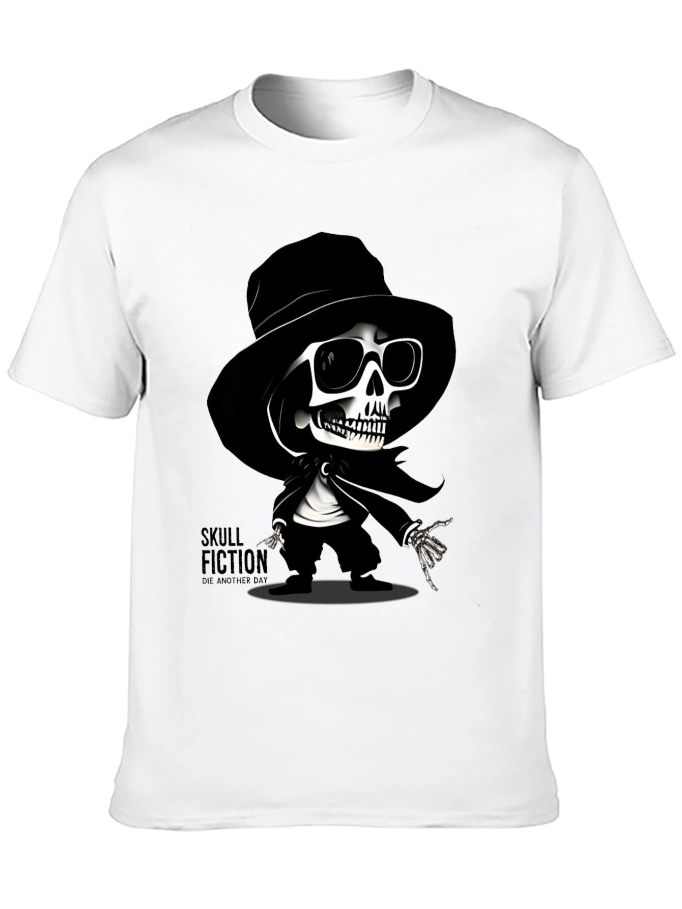 Skull Fiction Graphic T-Shirt