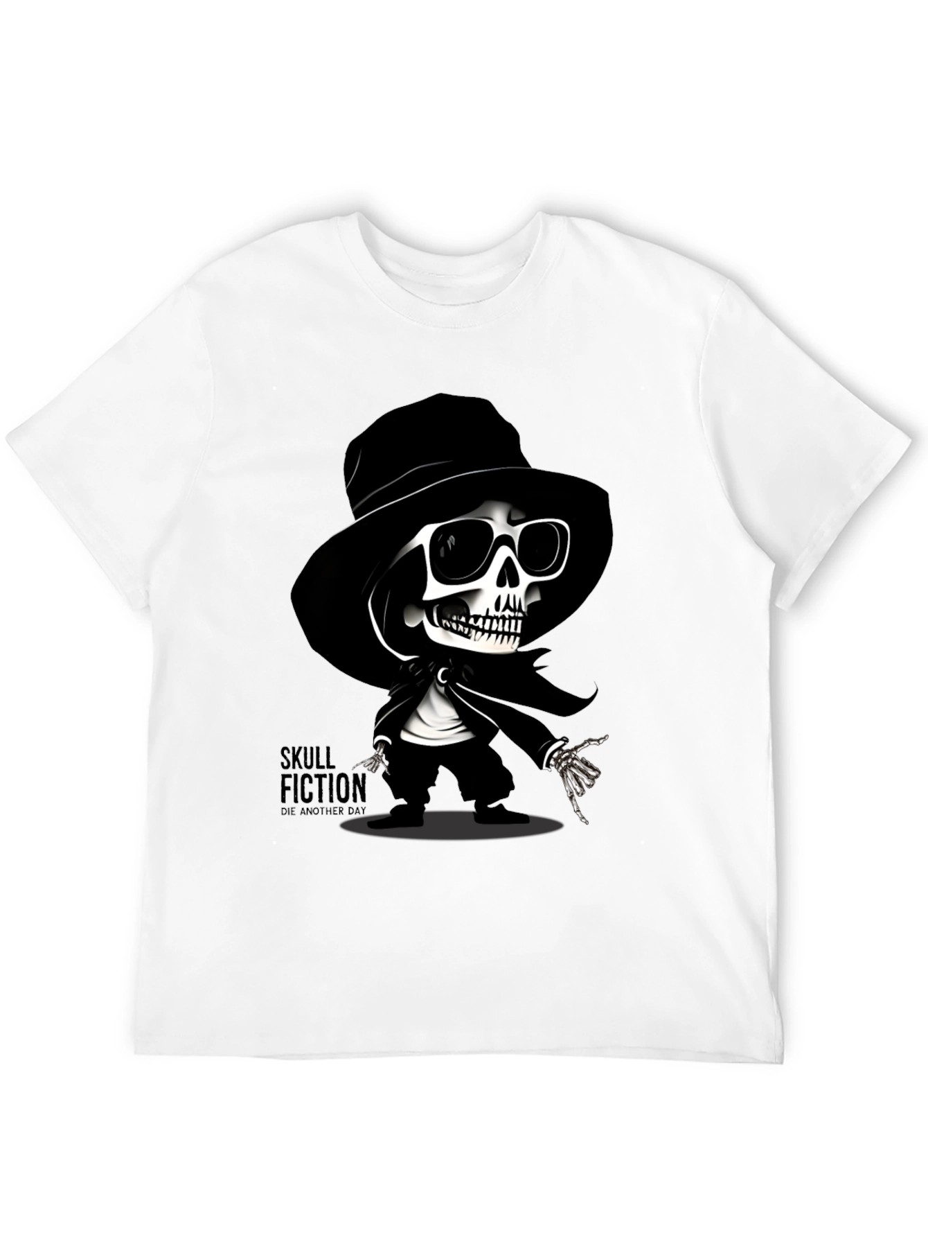 Skull Fiction Graphic T-Shirt