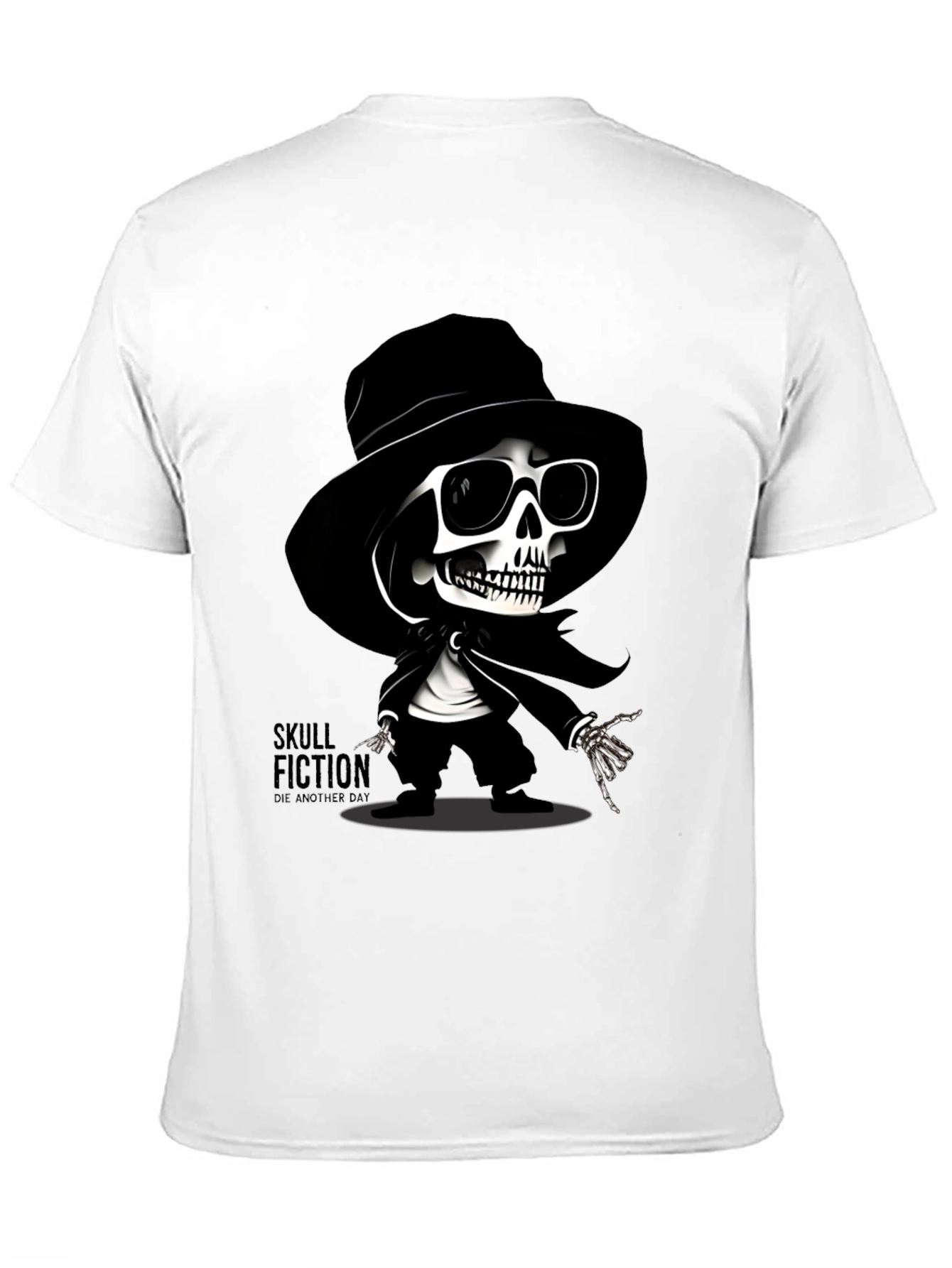Skull Fiction Graphic T-Shirt