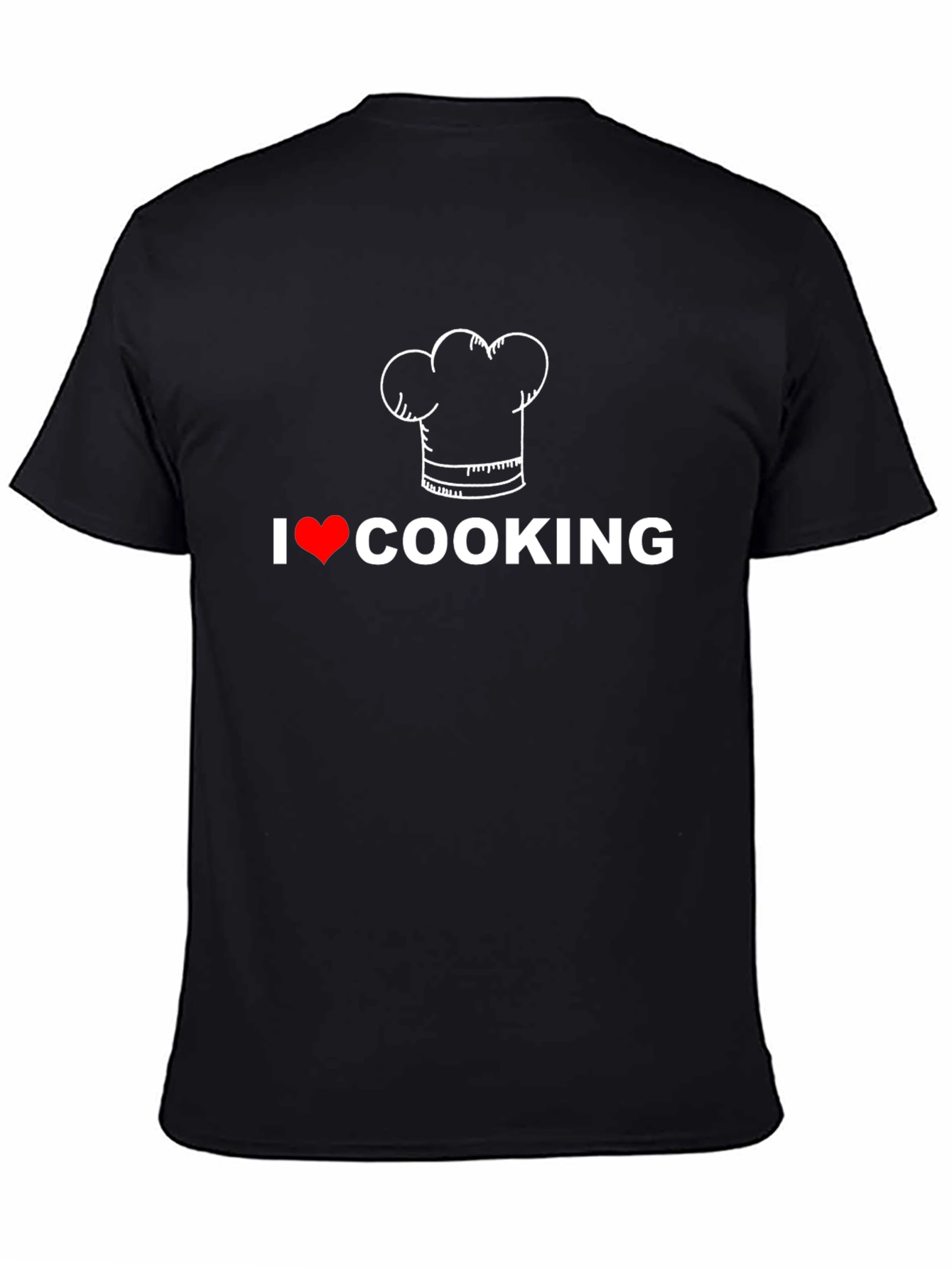 I Love Cooking T-Shirt Chef Hat Graphic Tee