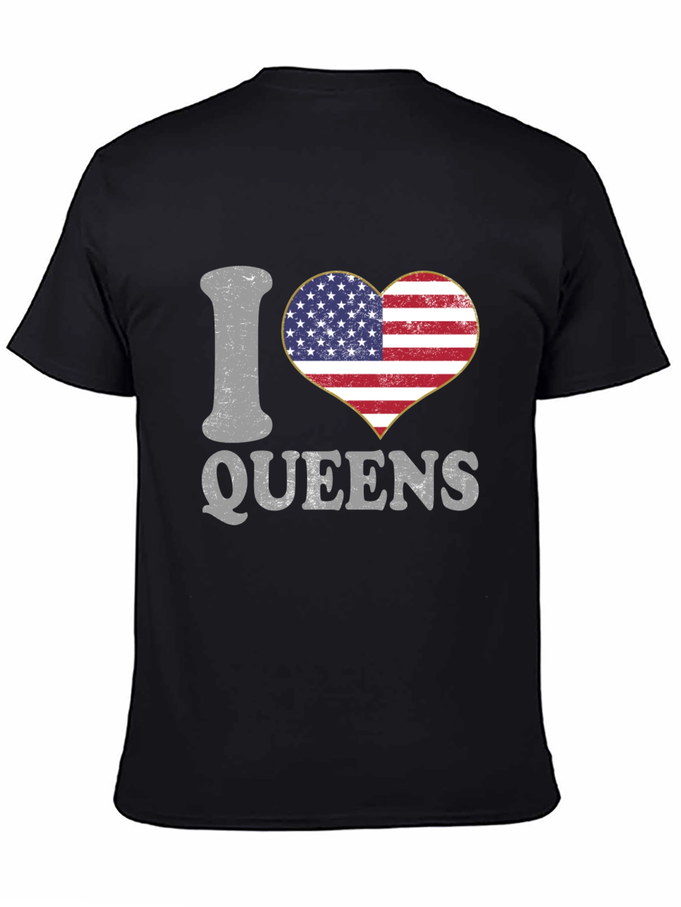 I Love Queens T-Shirt Patriotic Pride