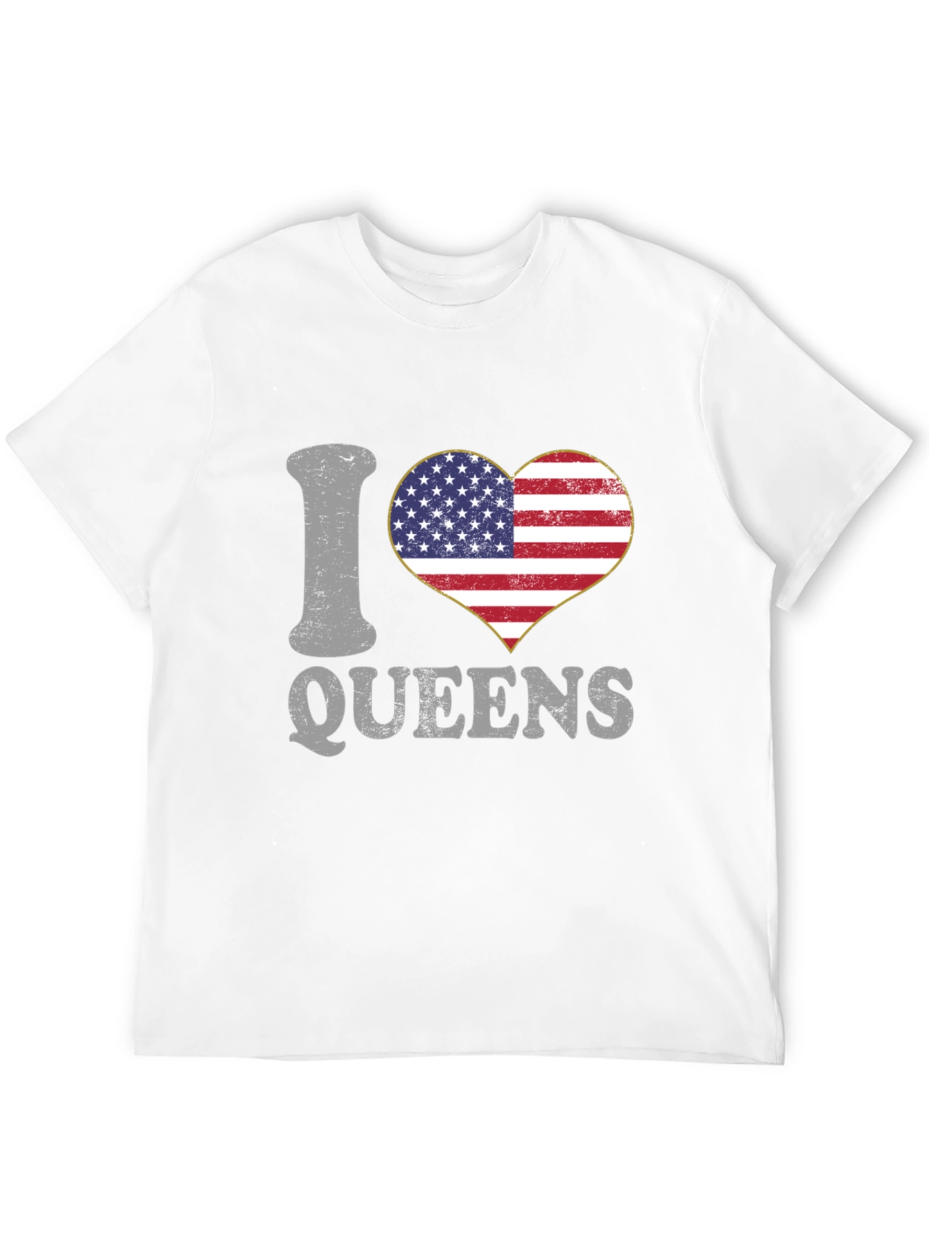 I Love Queens T-Shirt Patriotic Pride