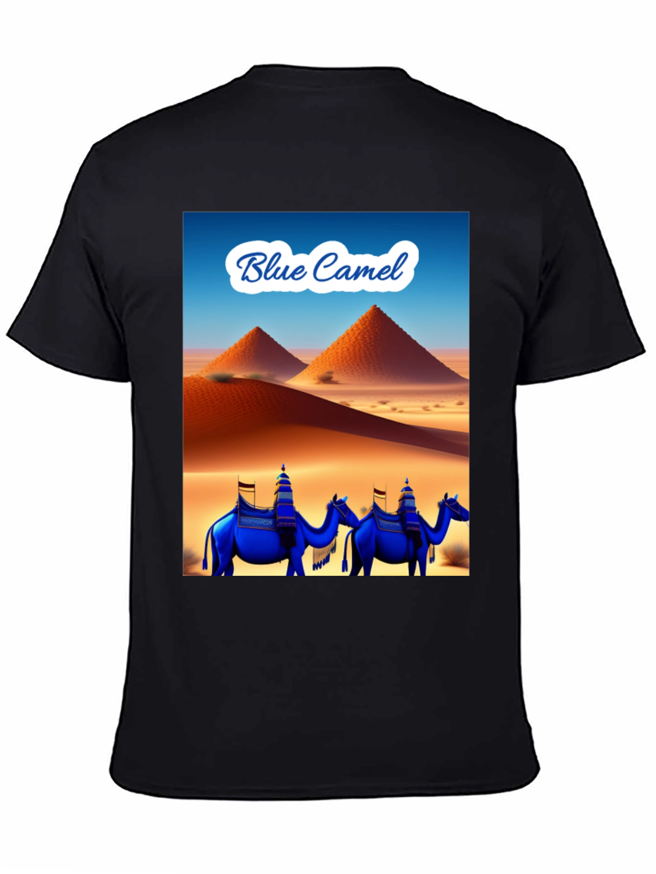 Blue Camel Desert T-Shirt