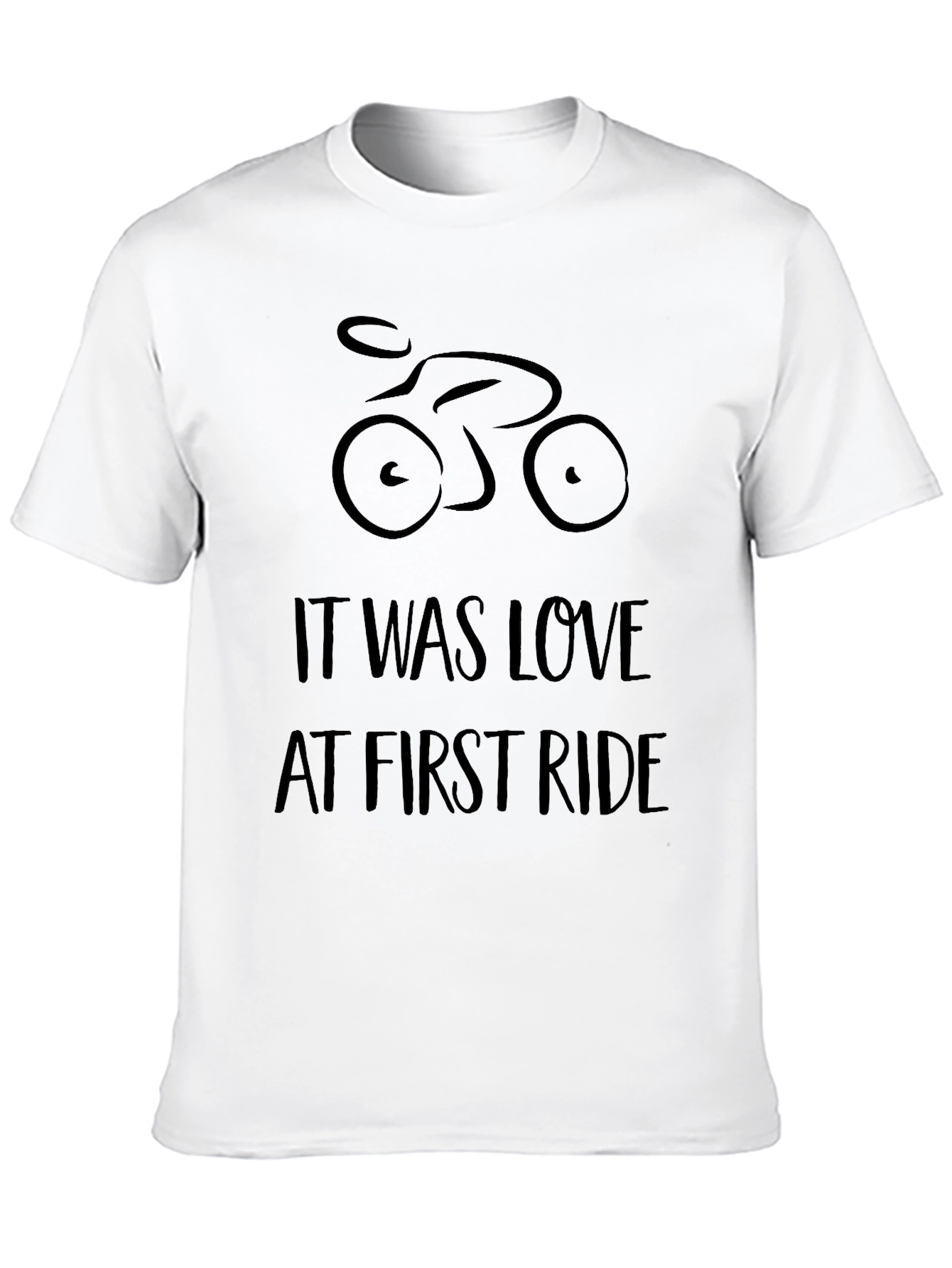Love at First Ride Black Graphic Tee