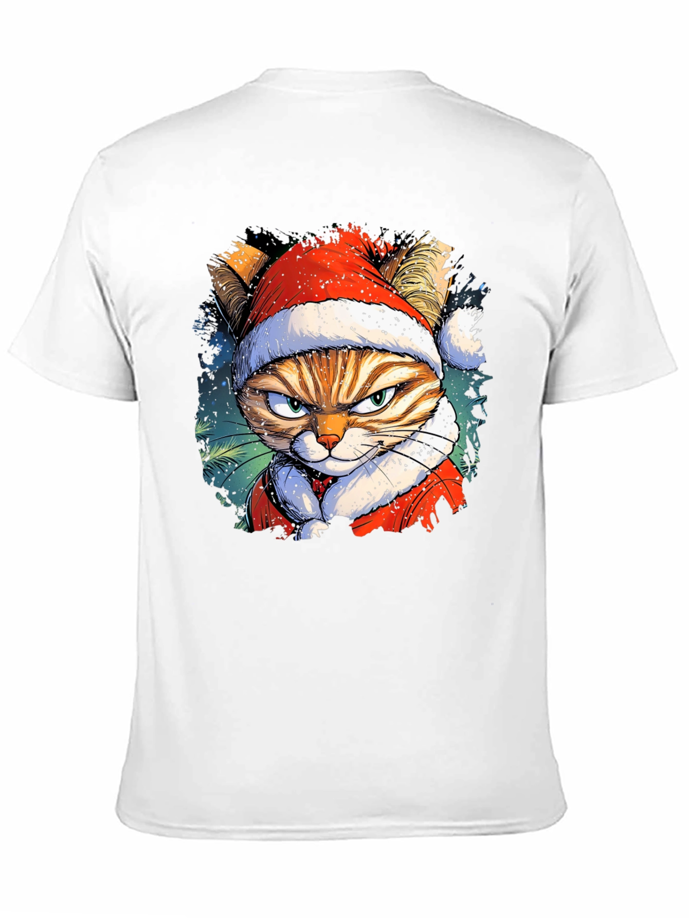 Grumpy Cat Santa T-Shirt: Holiday Humor