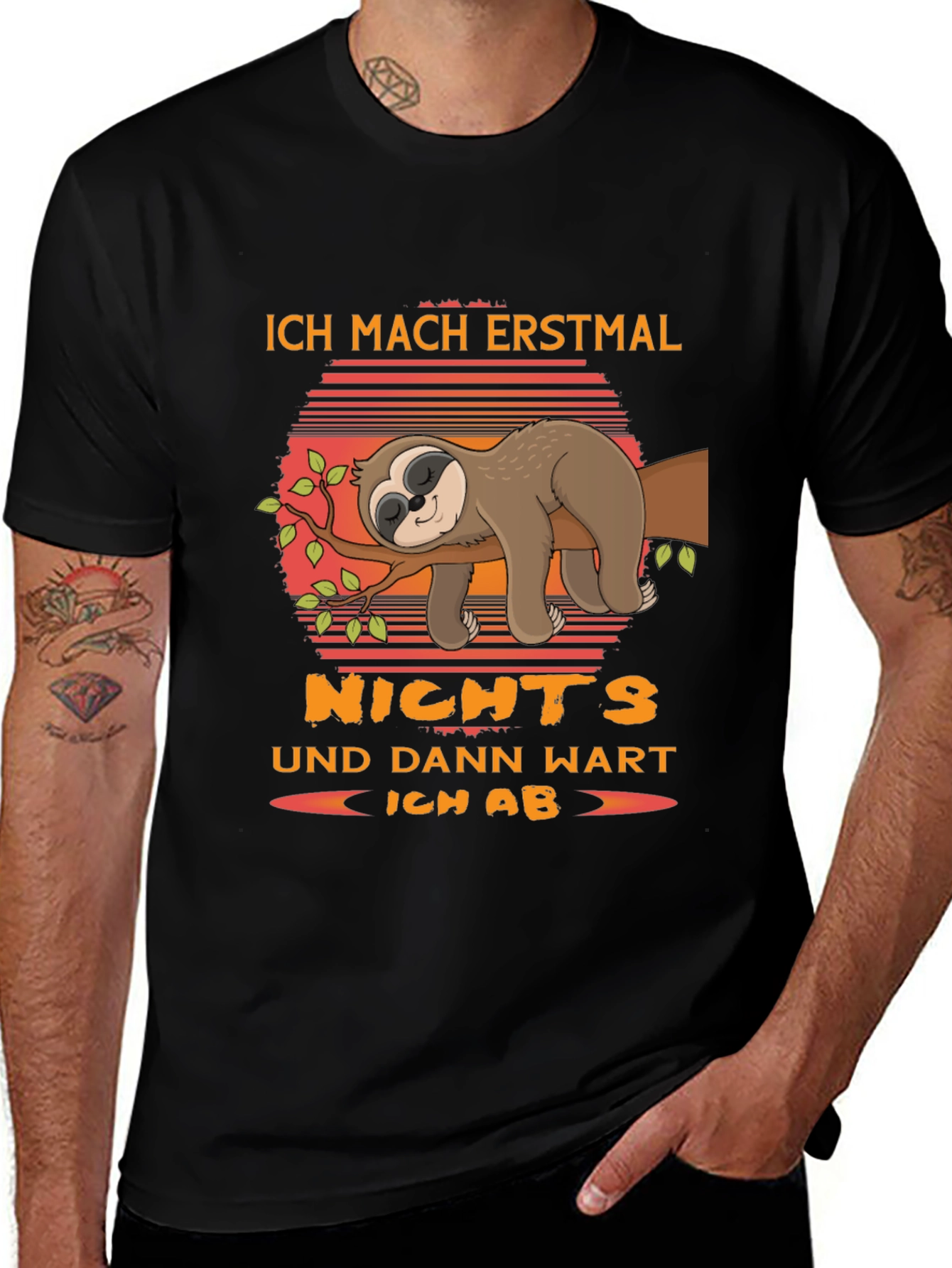 Ich Mach Erstmal Nichts Sloth Graphic Tee
