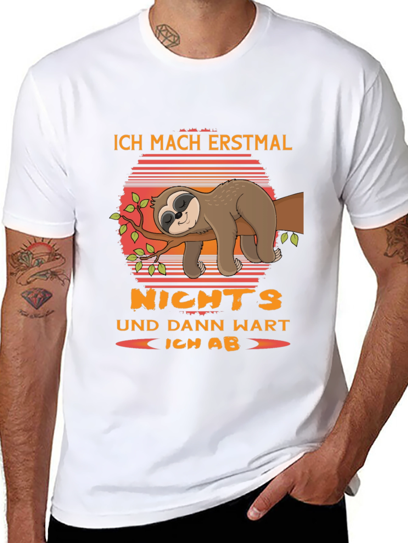 Ich Mach Erstmal Nichts Sloth Graphic Tee