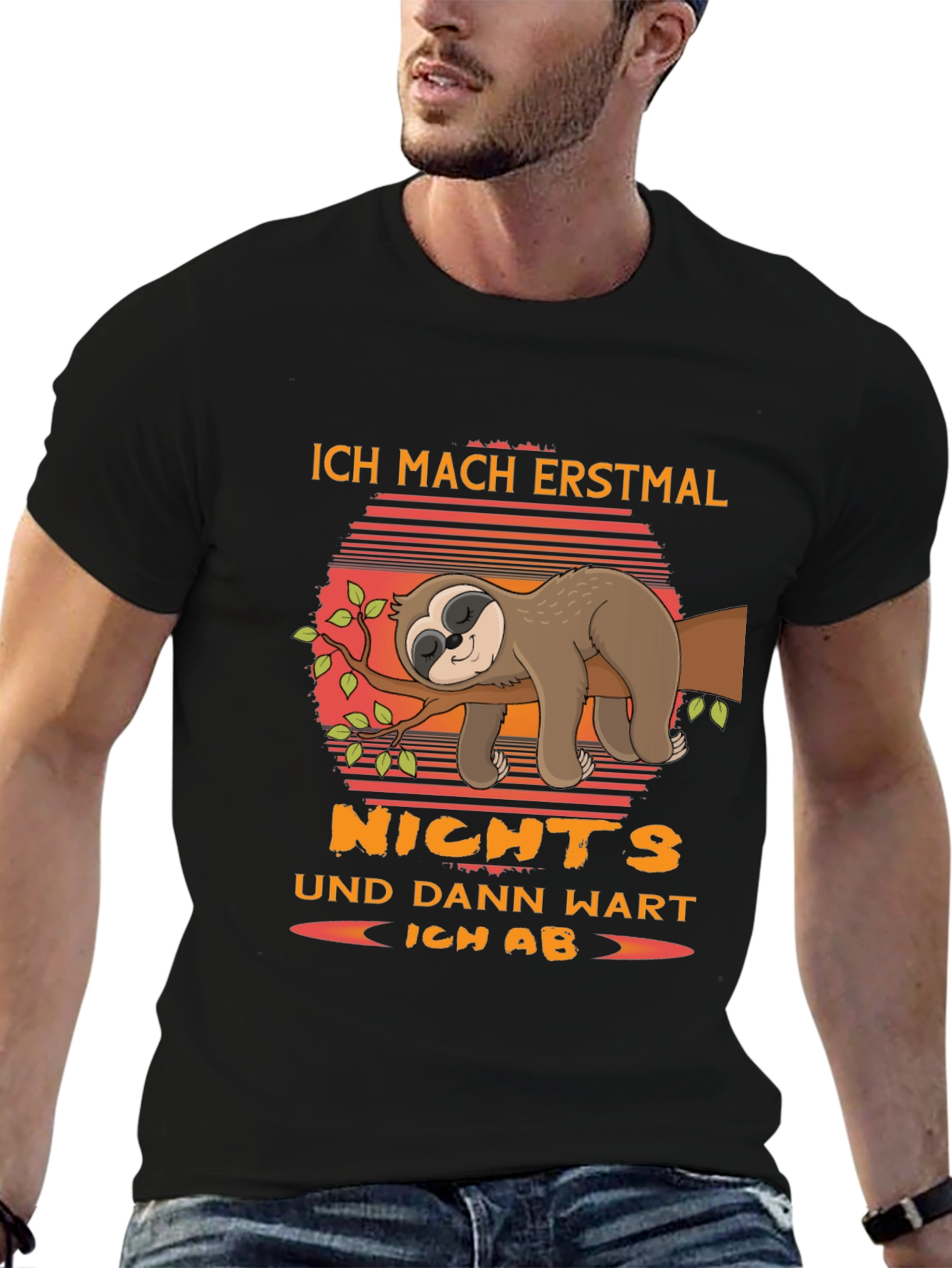 Ich Mach Erstmal Nichts Sloth Graphic Tee