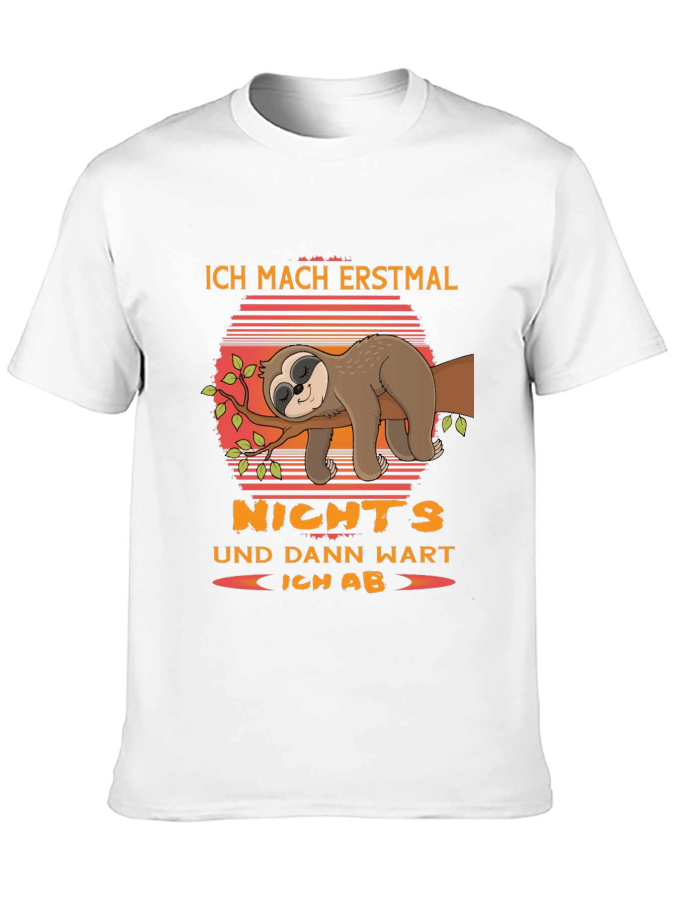 Ich Mach Erstmal Nichts Sloth Graphic Tee