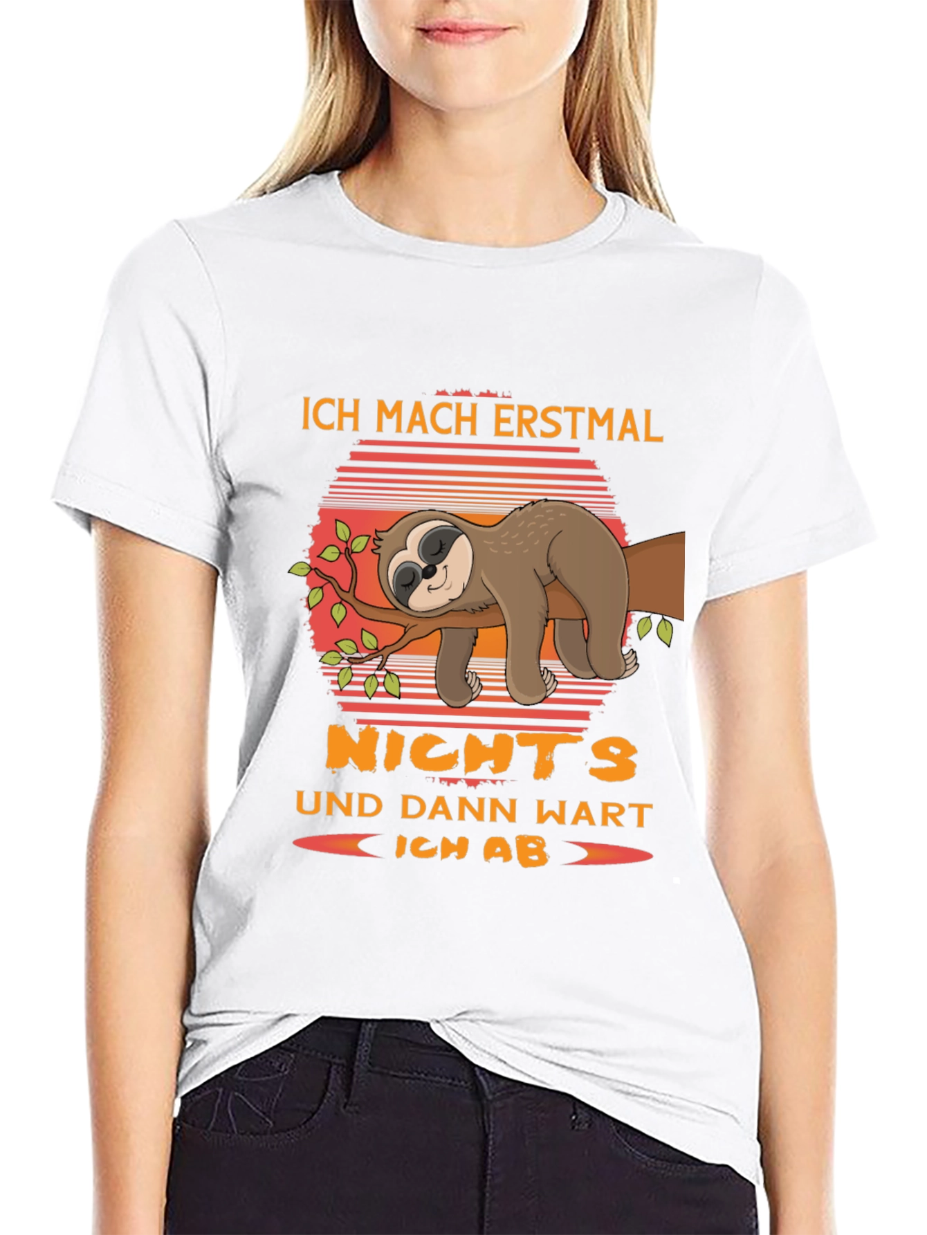 Ich Mach Erstmal Nichts Sloth Graphic Tee