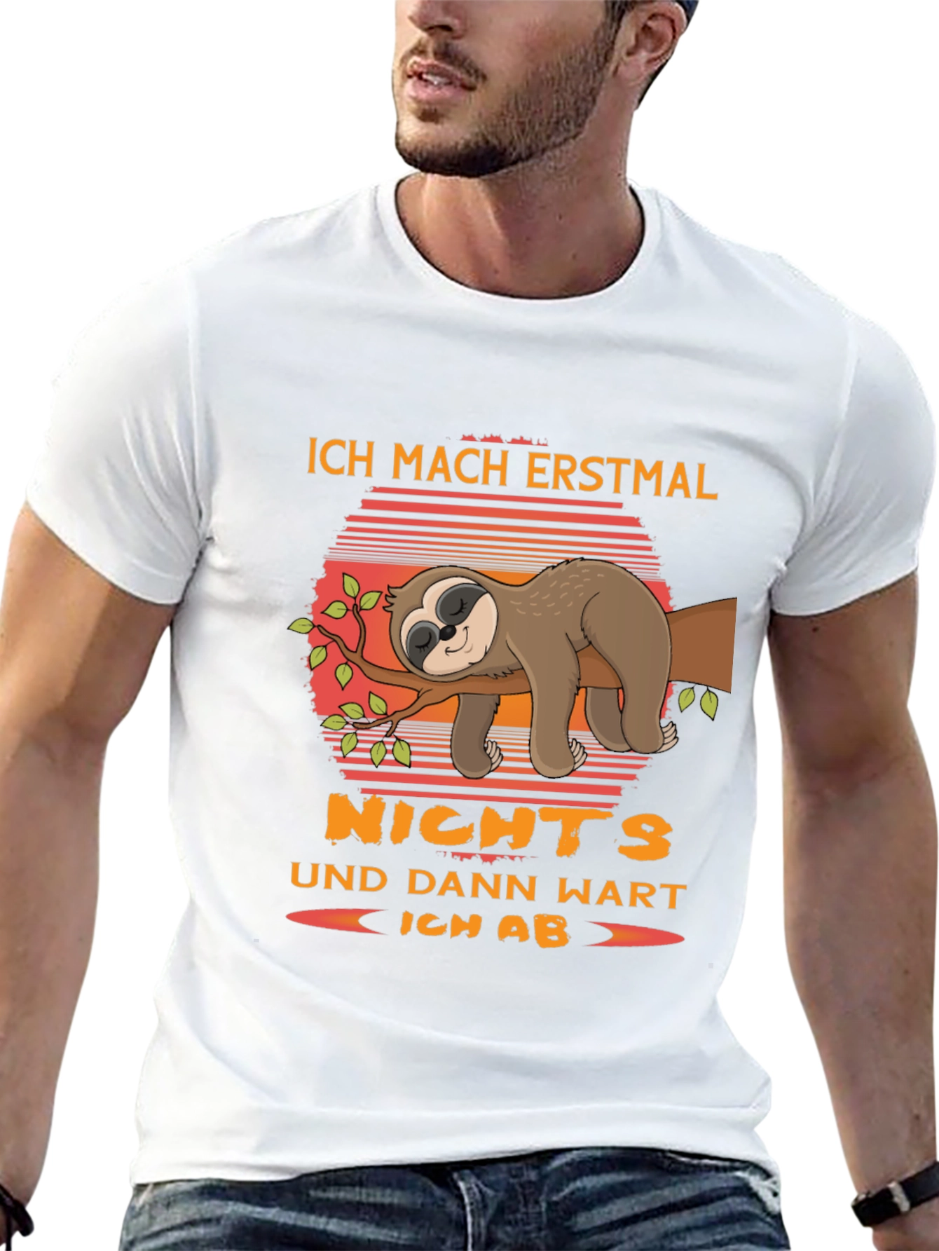 Ich Mach Erstmal Nichts Sloth Graphic Tee
