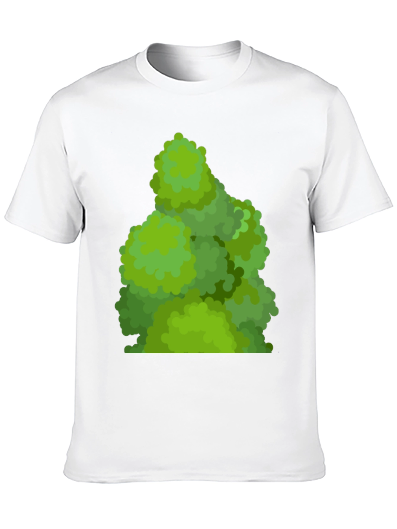 Green Bush Tee - Nature Inspired Graphic T-Shirt