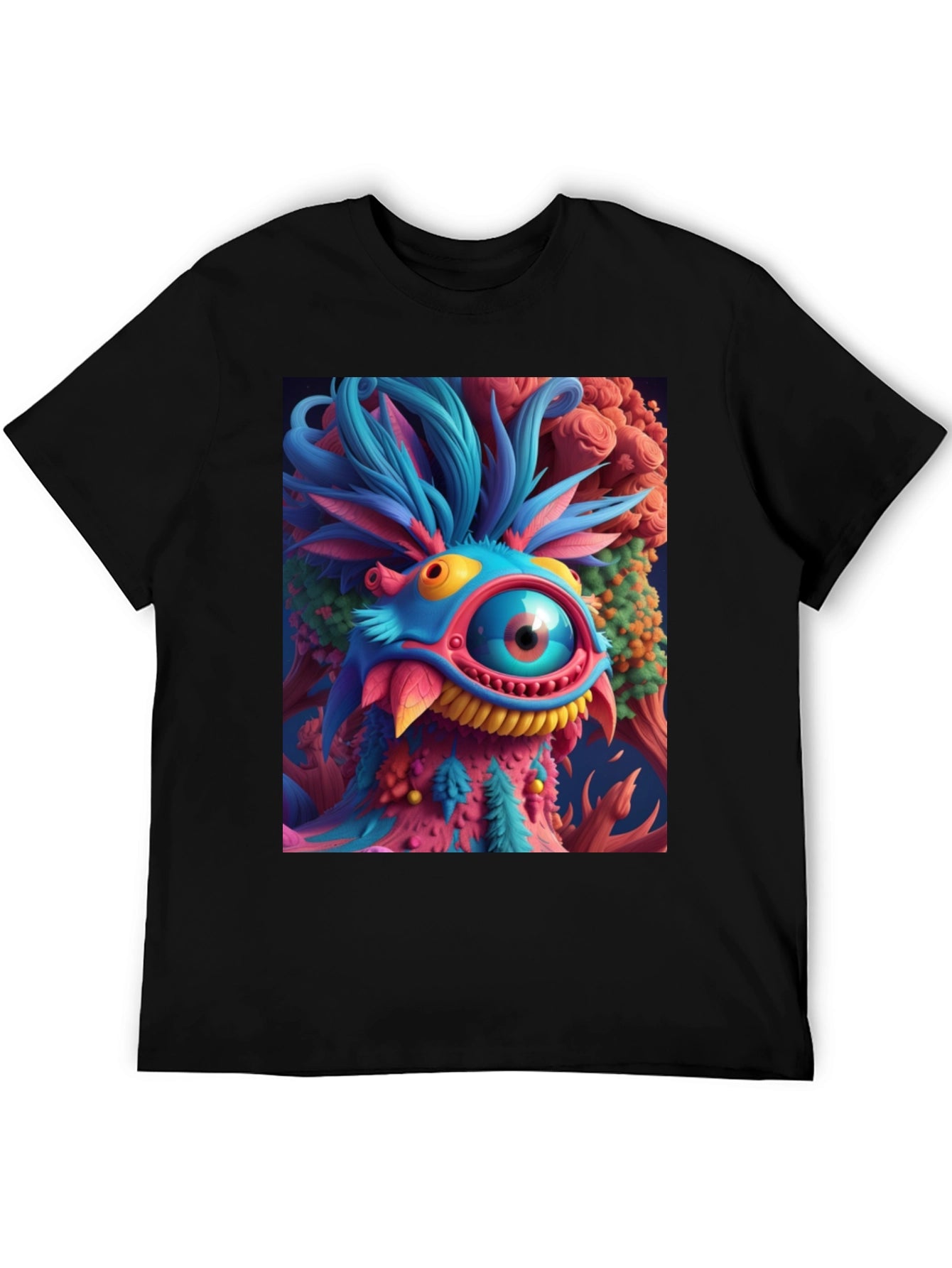 Funky Monster Graphic Tee - Eye-Catching Design