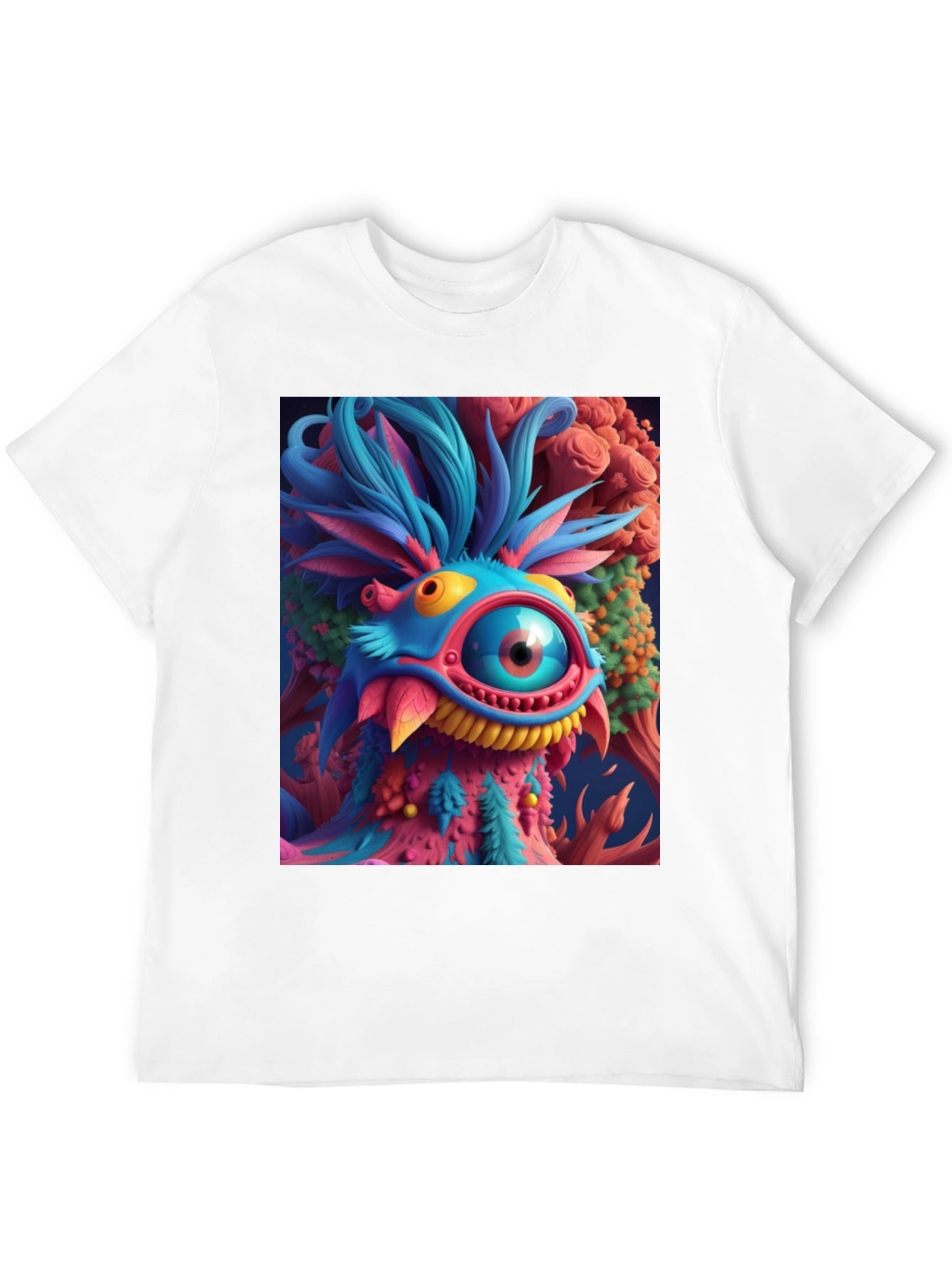 Funky Monster Graphic Tee - Eye-Catching Design