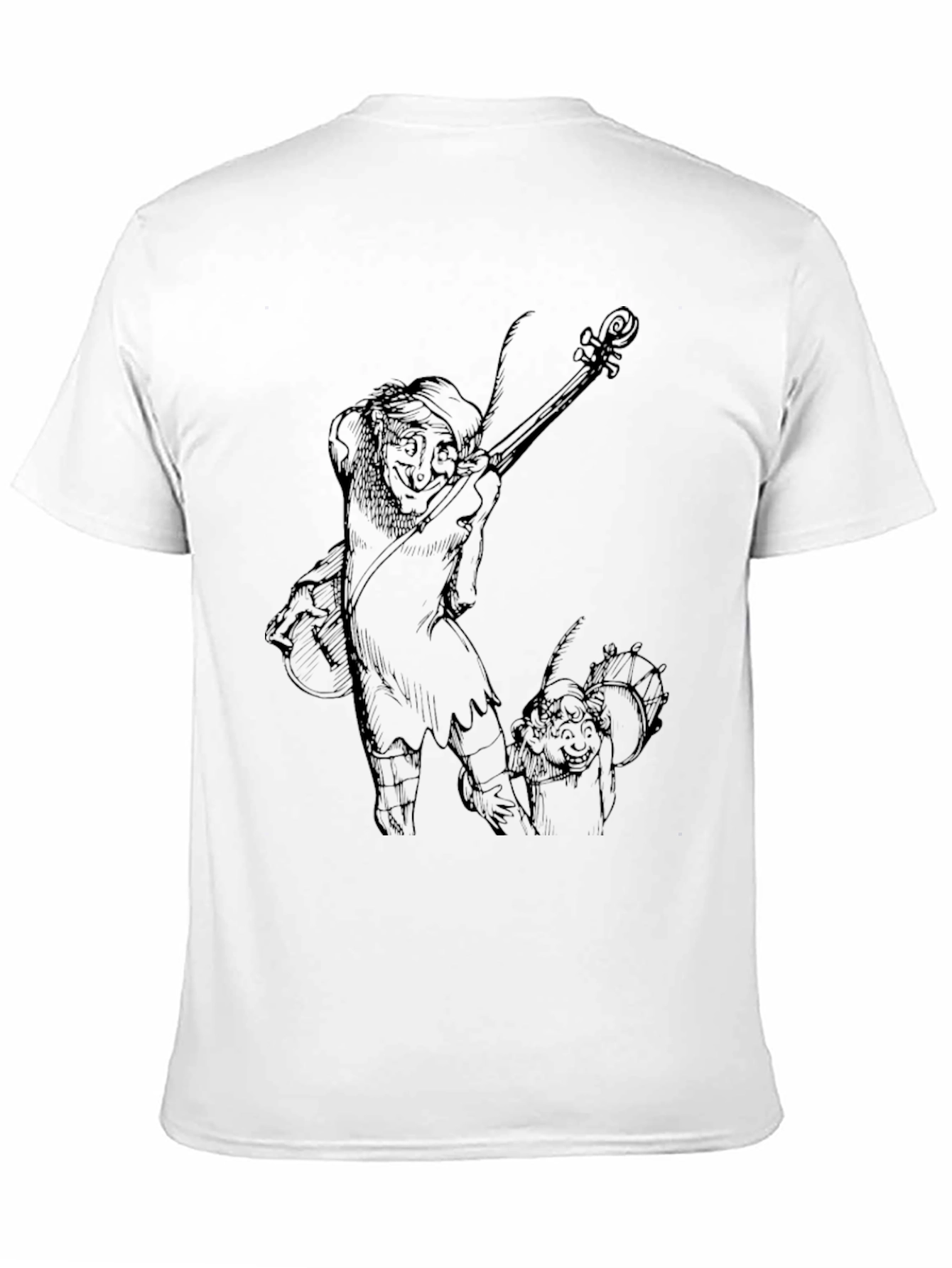 Quasimodo and Djali Black Graphic Tee