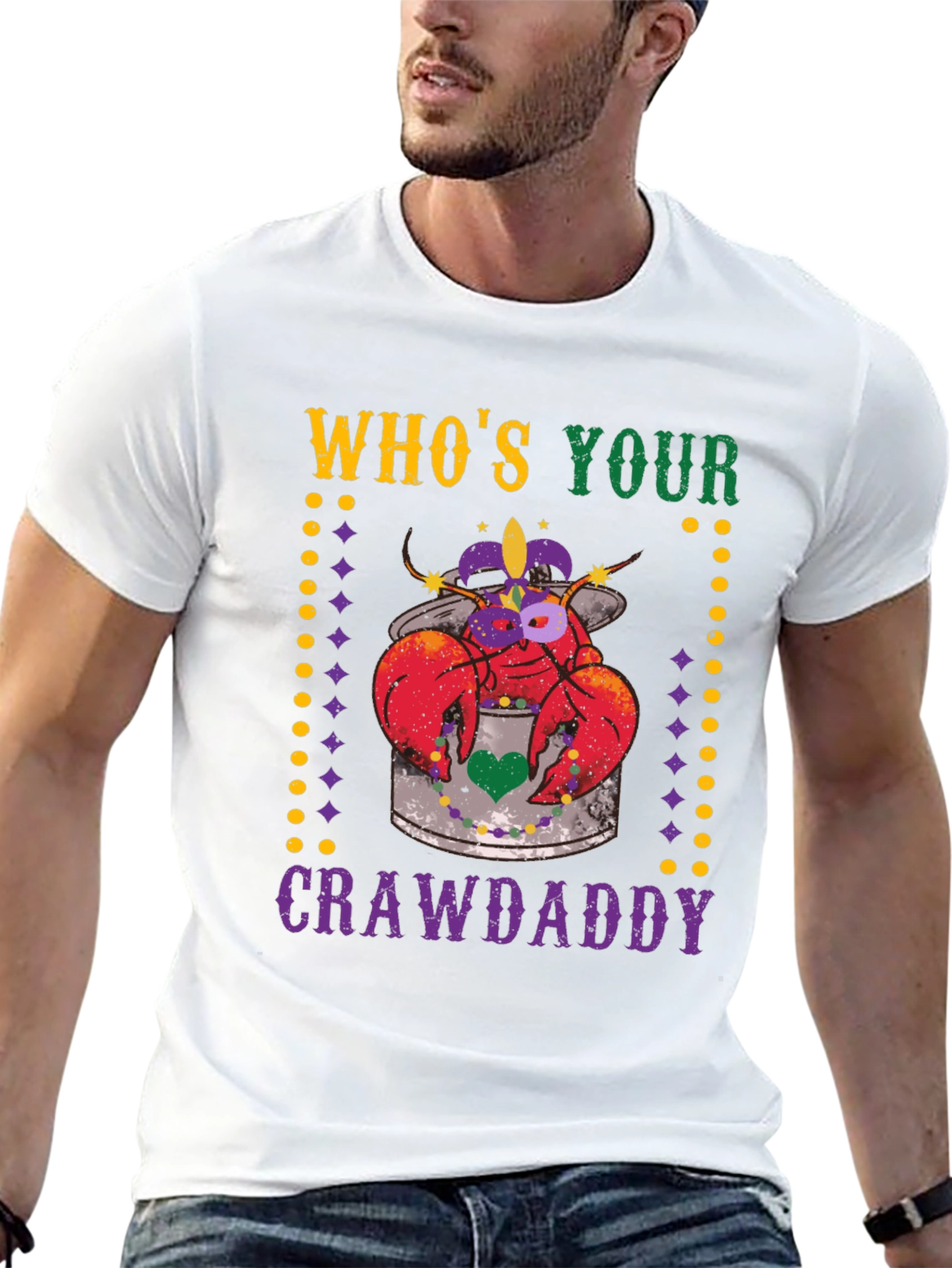 Whos Your Crawdaddy Mardi Gras T-Shirt